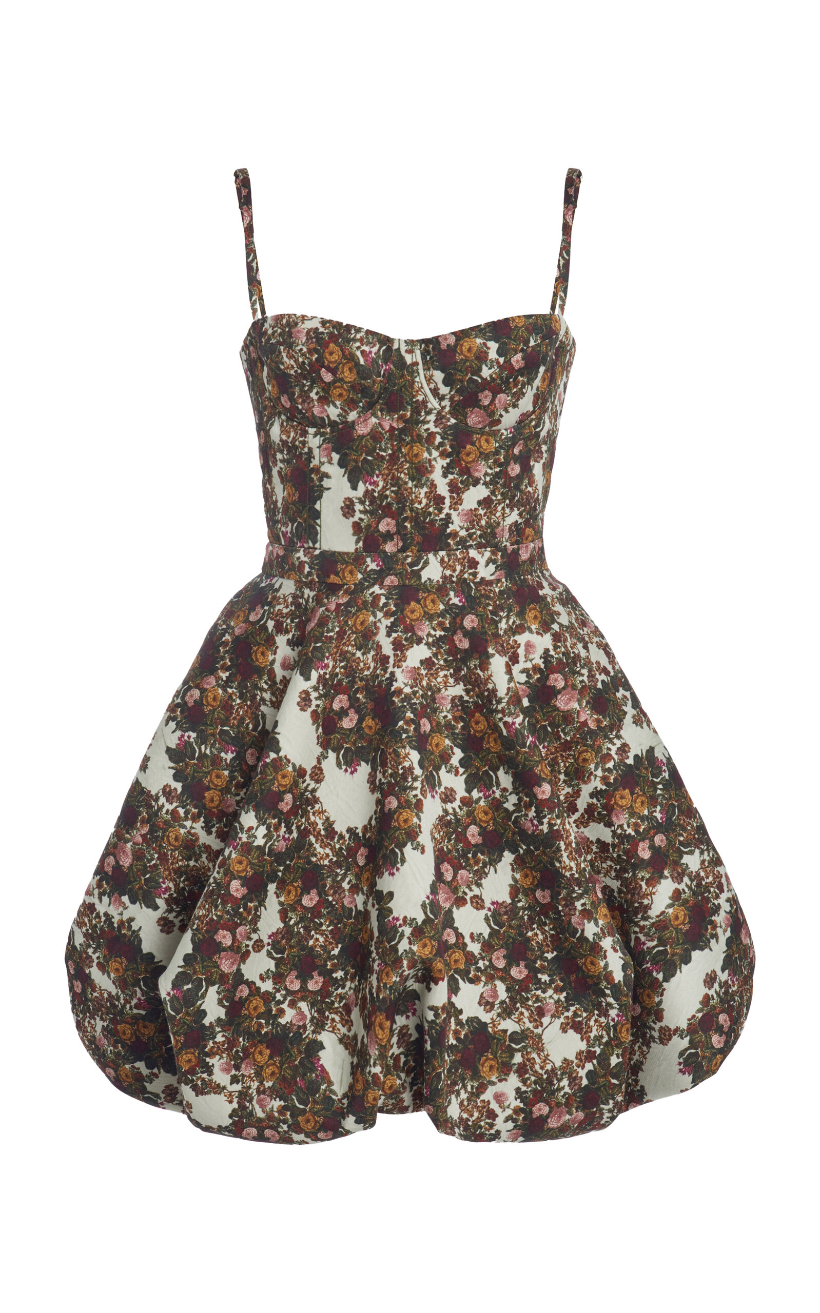 Del Core Printed Corset Mini Dress