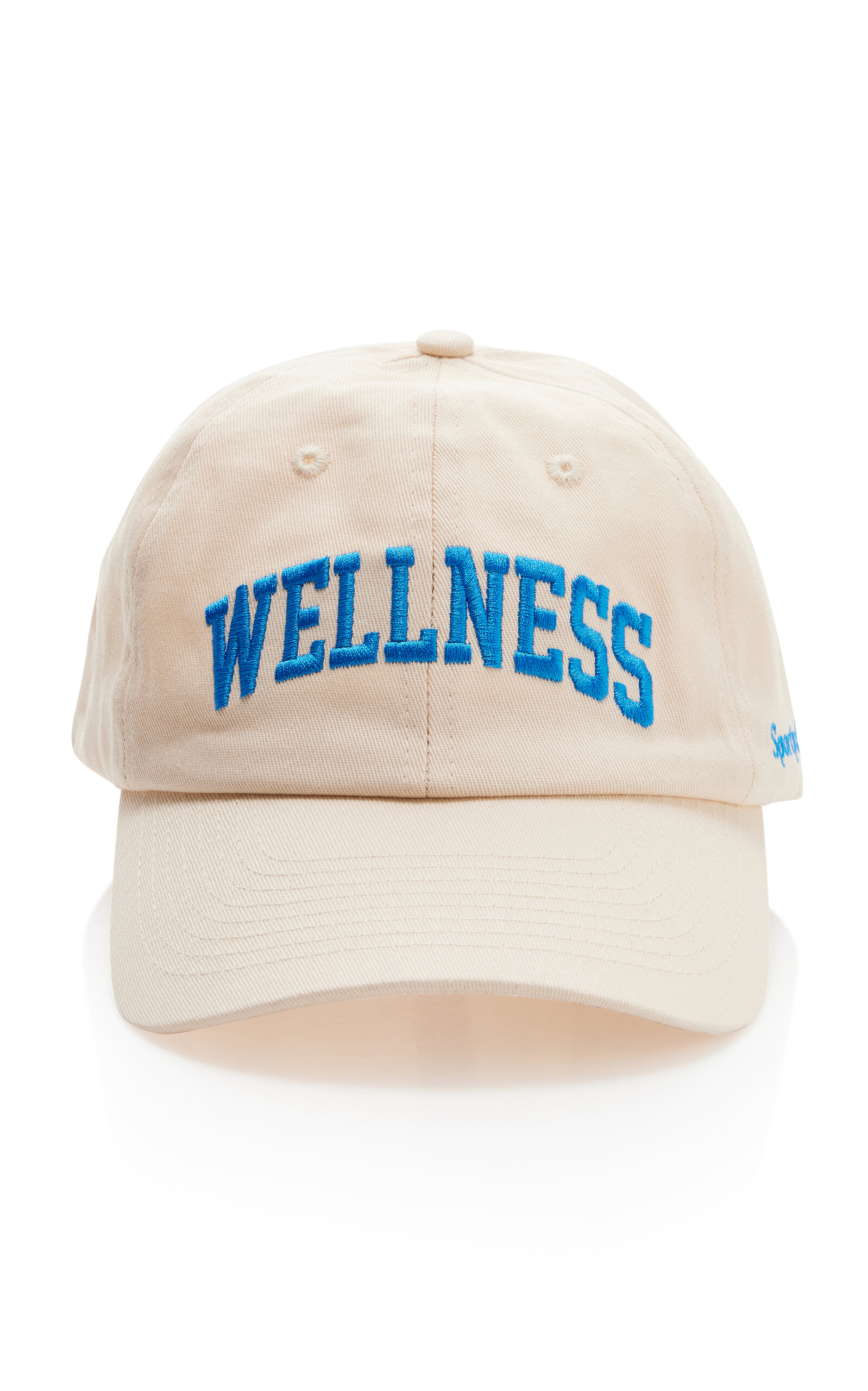 Shop Sporty And Rich Wellness Ivy Cotton Baseball Cap In Neutral