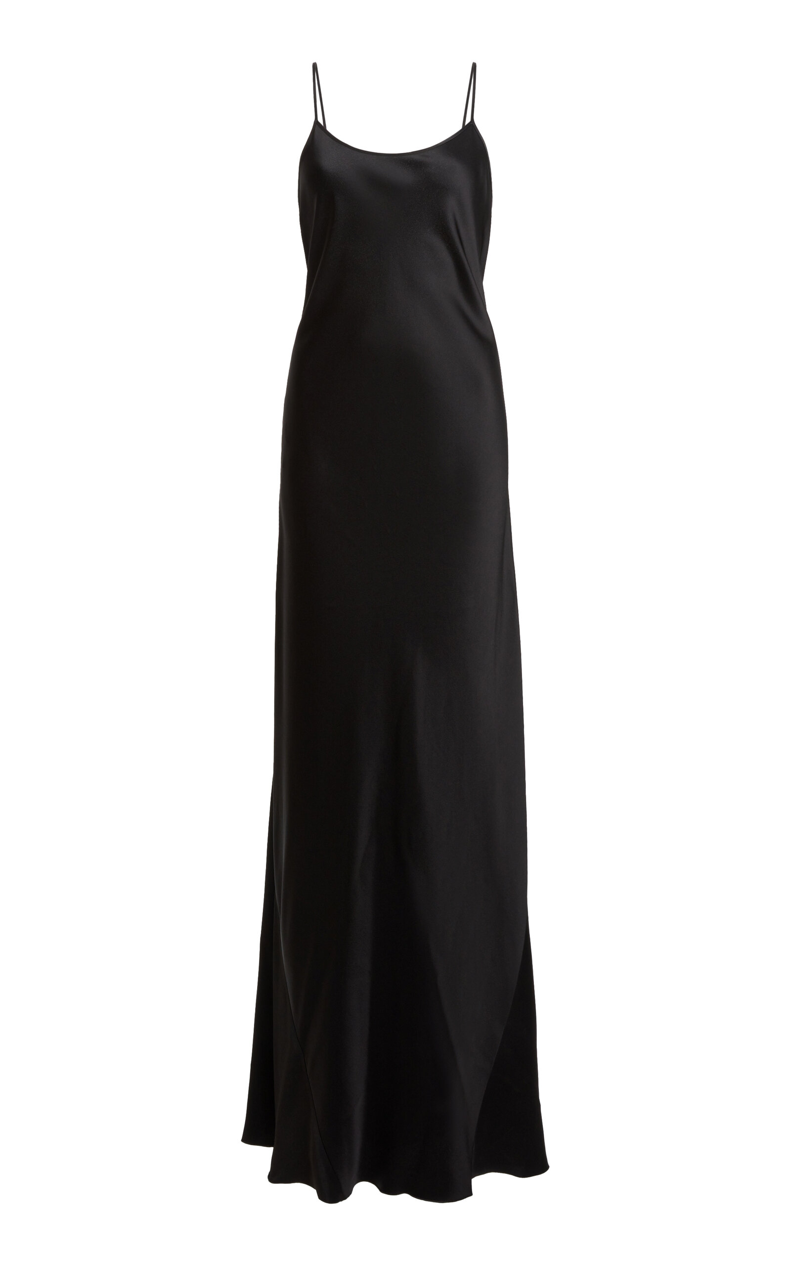 Victoria Beckham Women's Satin Slip Gown In Black