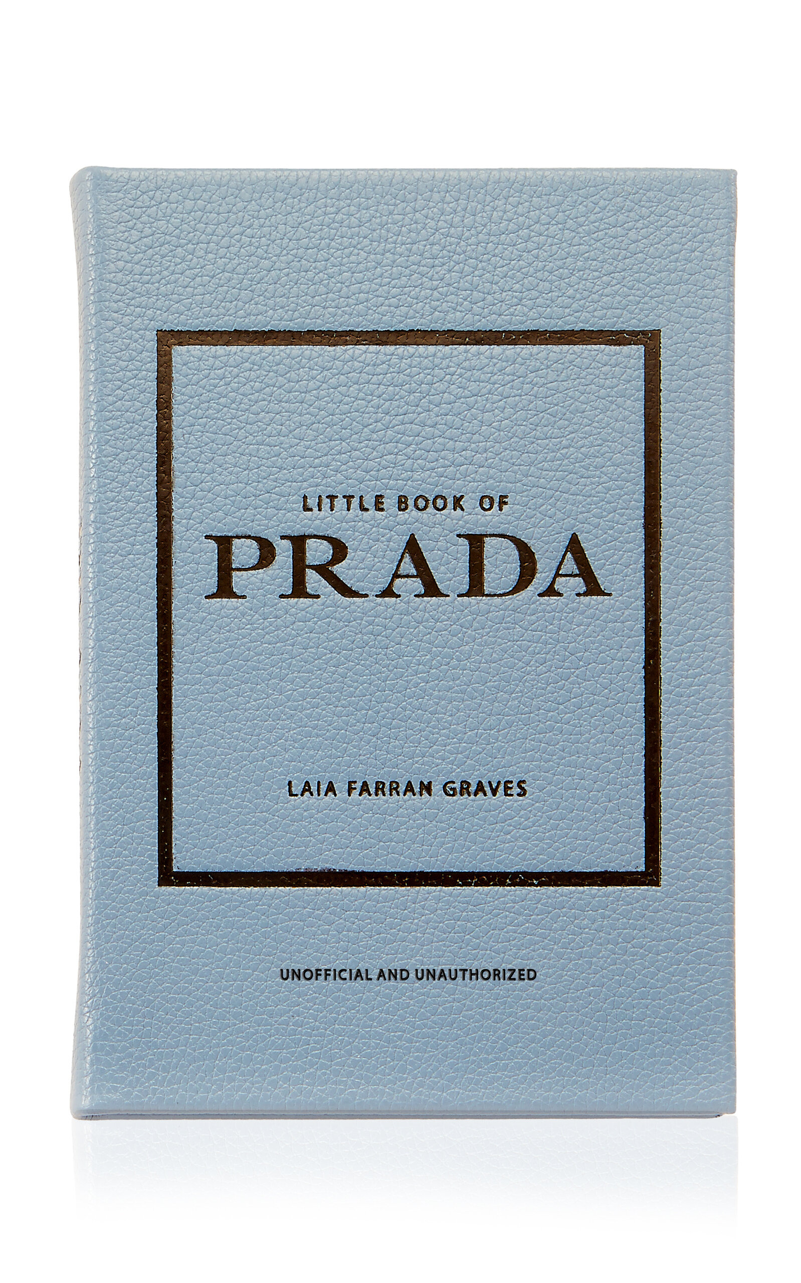 Graphic Image Little Book Of Prada Leather Hardcover Book - Blue