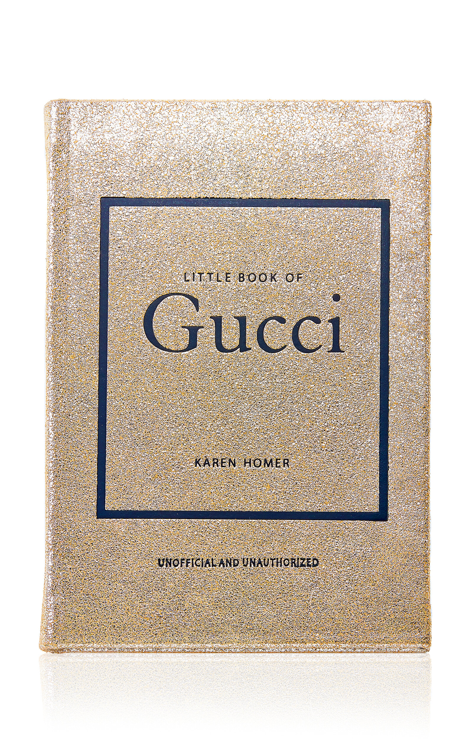 Graphic Image Little Book of Gucci Leather Hardcover Book - Gold