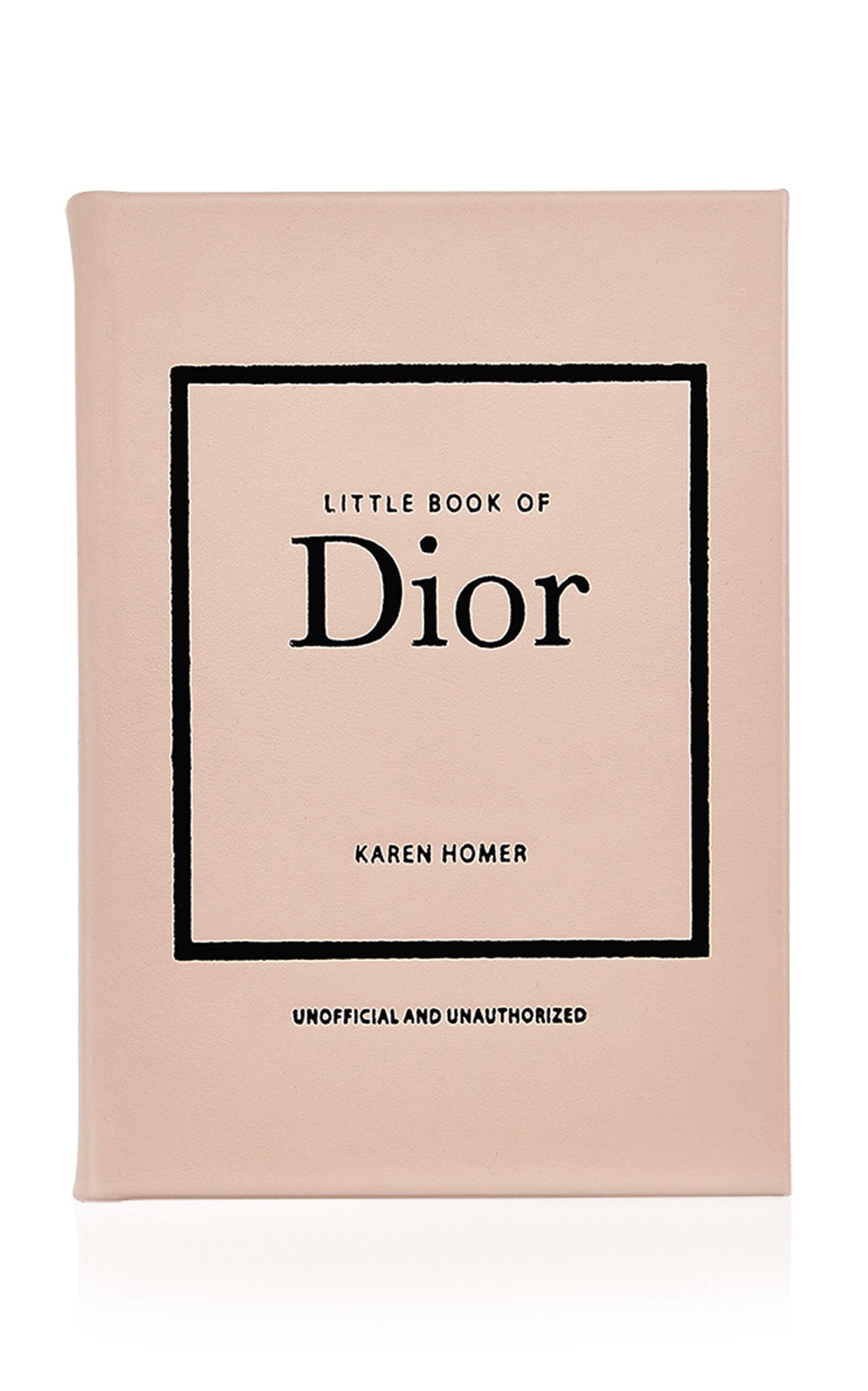 Graphic Image Little Book of Dior Leather Hardcover Book - Pink