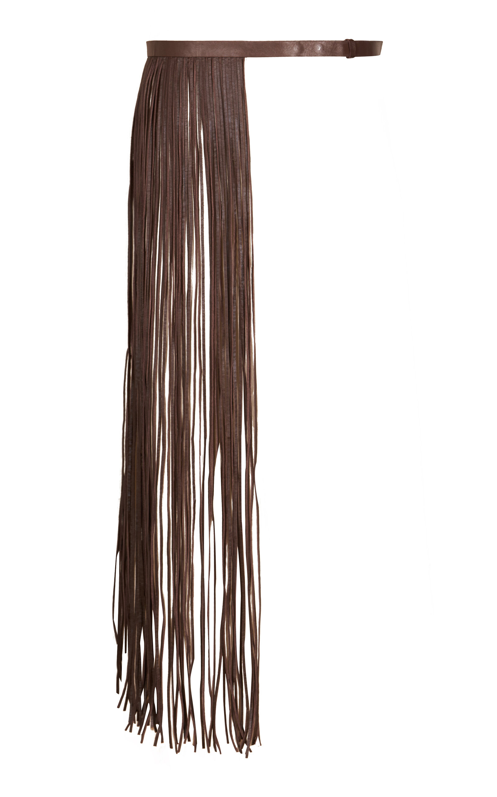 Johanna Ortiz Dancing Earthward Leather Belt - Brown - XS