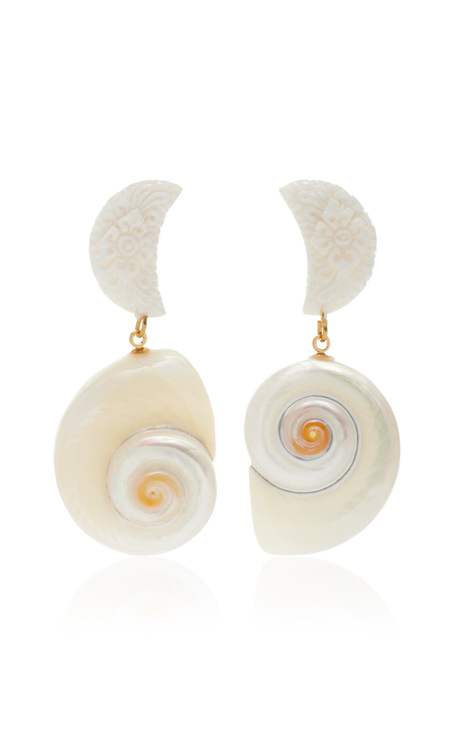 Brinker & Eliza Women's Capri Shell Earrings