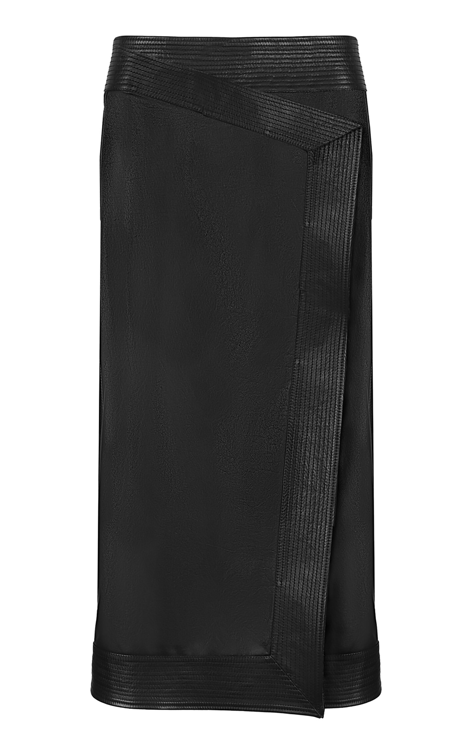 Johanna Ortiz Black Winter Scents Midi Skirt - Black