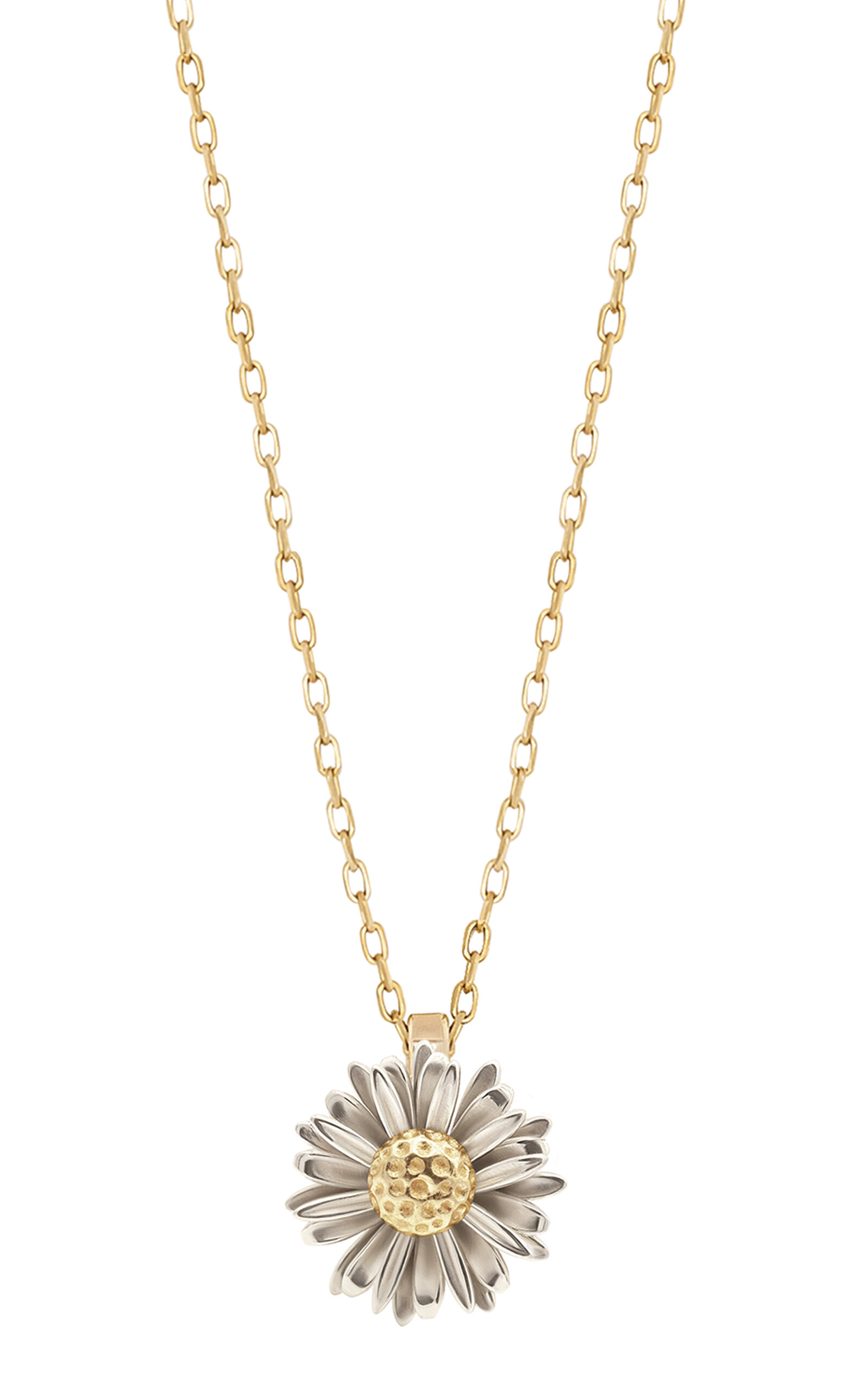 Bernard James Women's Flora Maxi 14K Yellow and White Gold Necklace