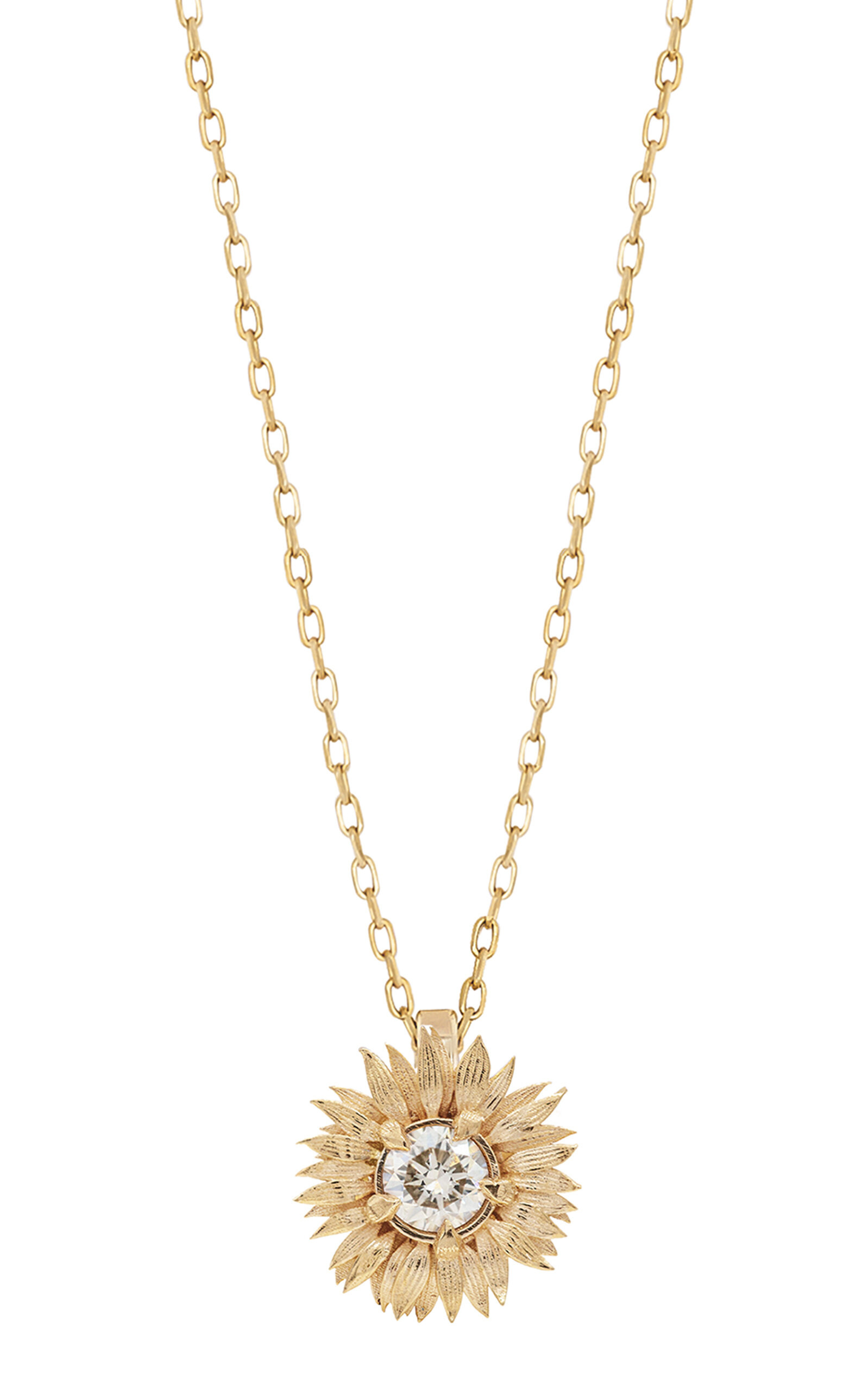 Bernard James Women's Flora Maxi 14K Yellow Gold Diamond Necklace