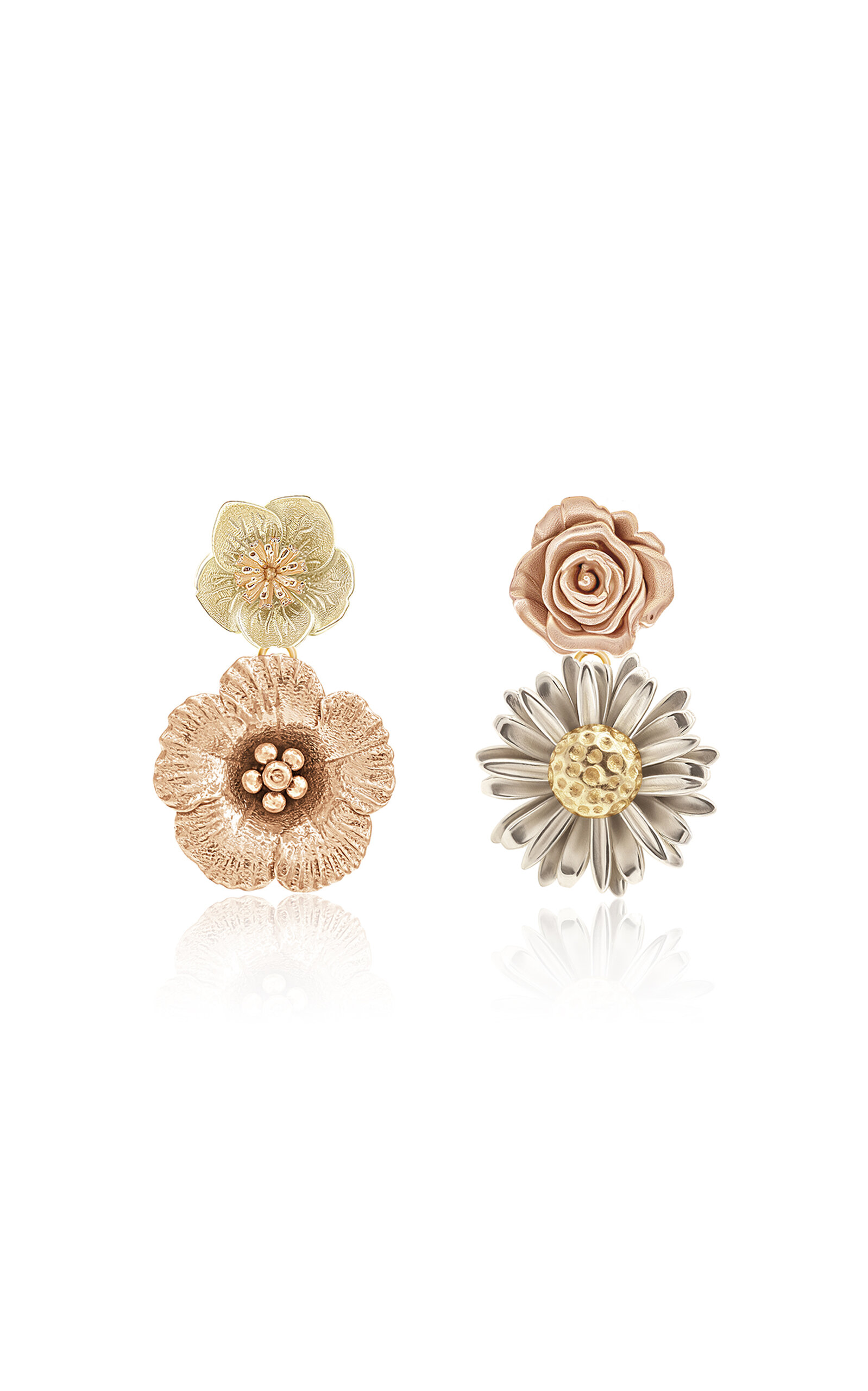 Bernard James Women's Flora 14K Gold Drop Earrings