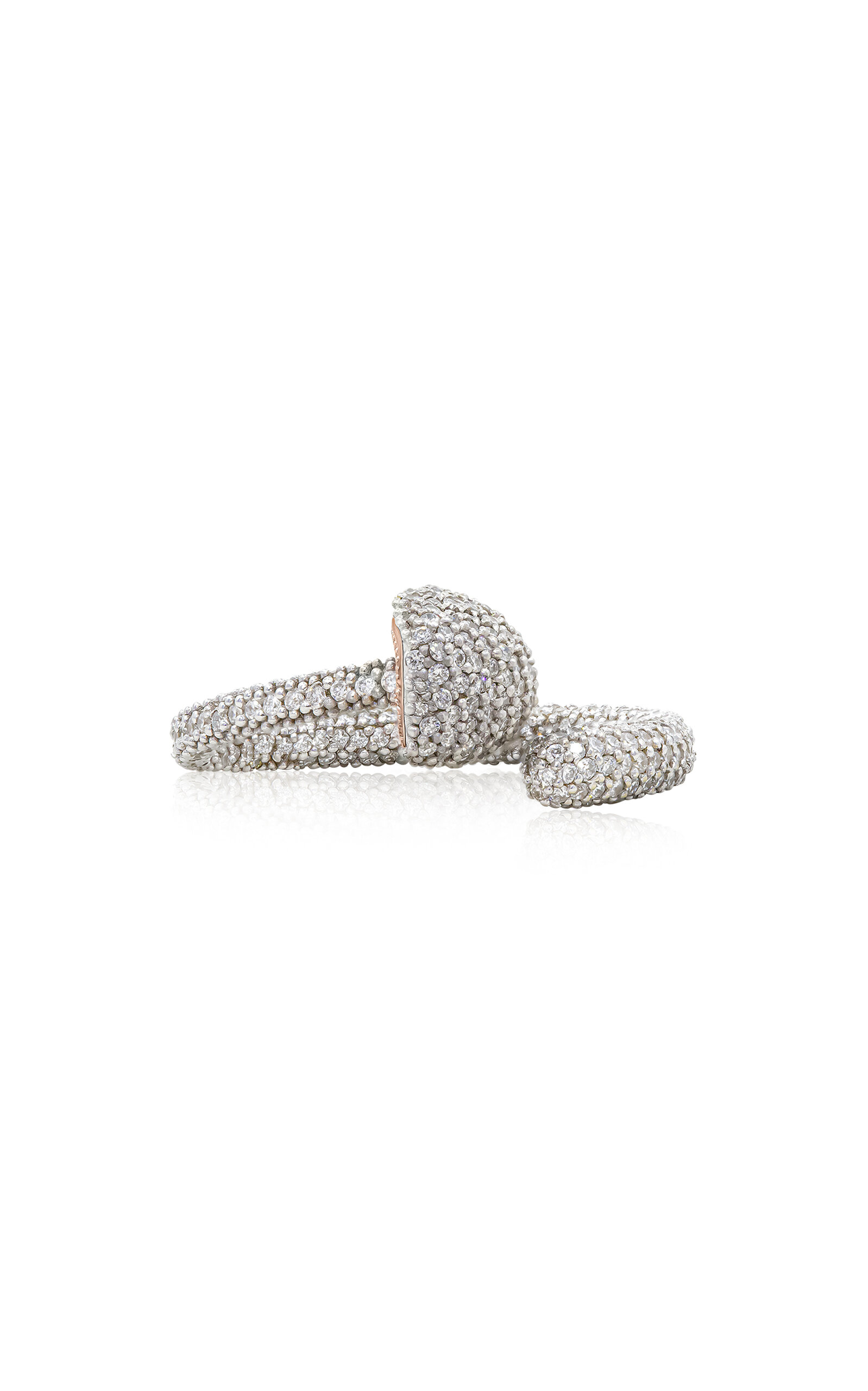 Bernard James Women's Fungi Conica 18K White and Rose Gold Diamond Ring