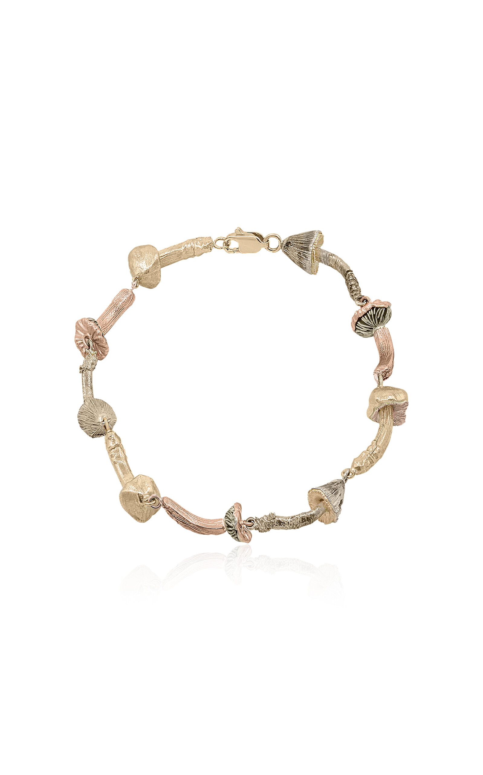 Bernard James Women's Fungi Handcrafted 14K Gold Bracelet