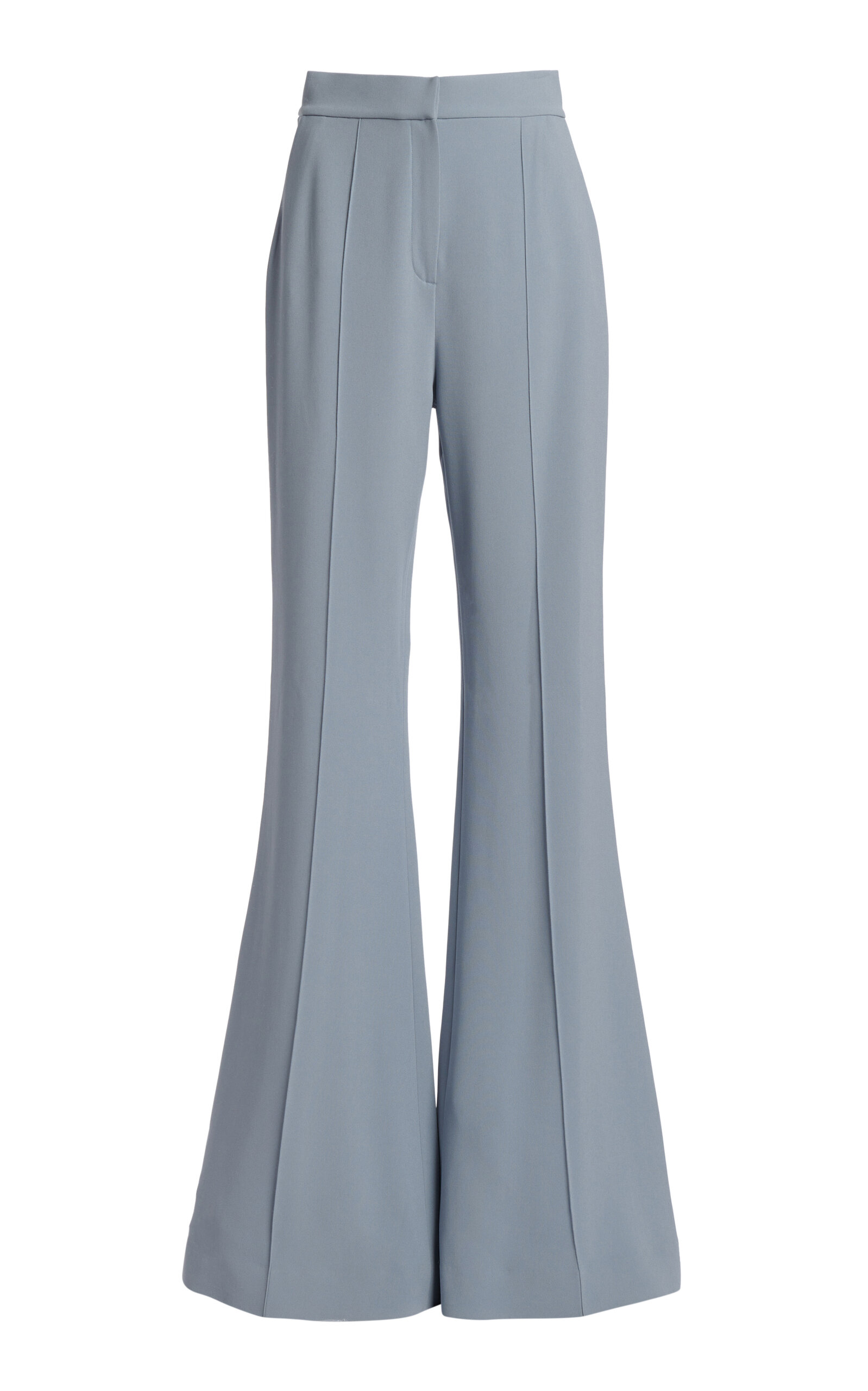 Elie Saab Women's Crepe Wide-leg Pants In Blue