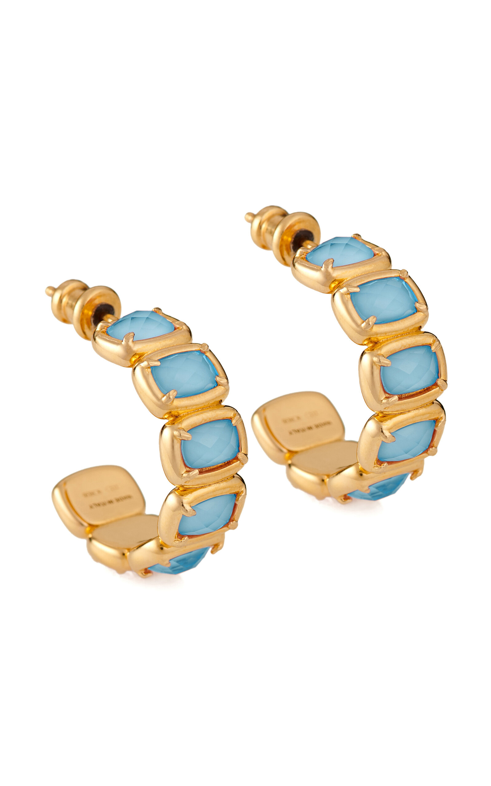 IVI Women's Small Toy 18k Gold-Plated Glass Stone Enamel Earrings