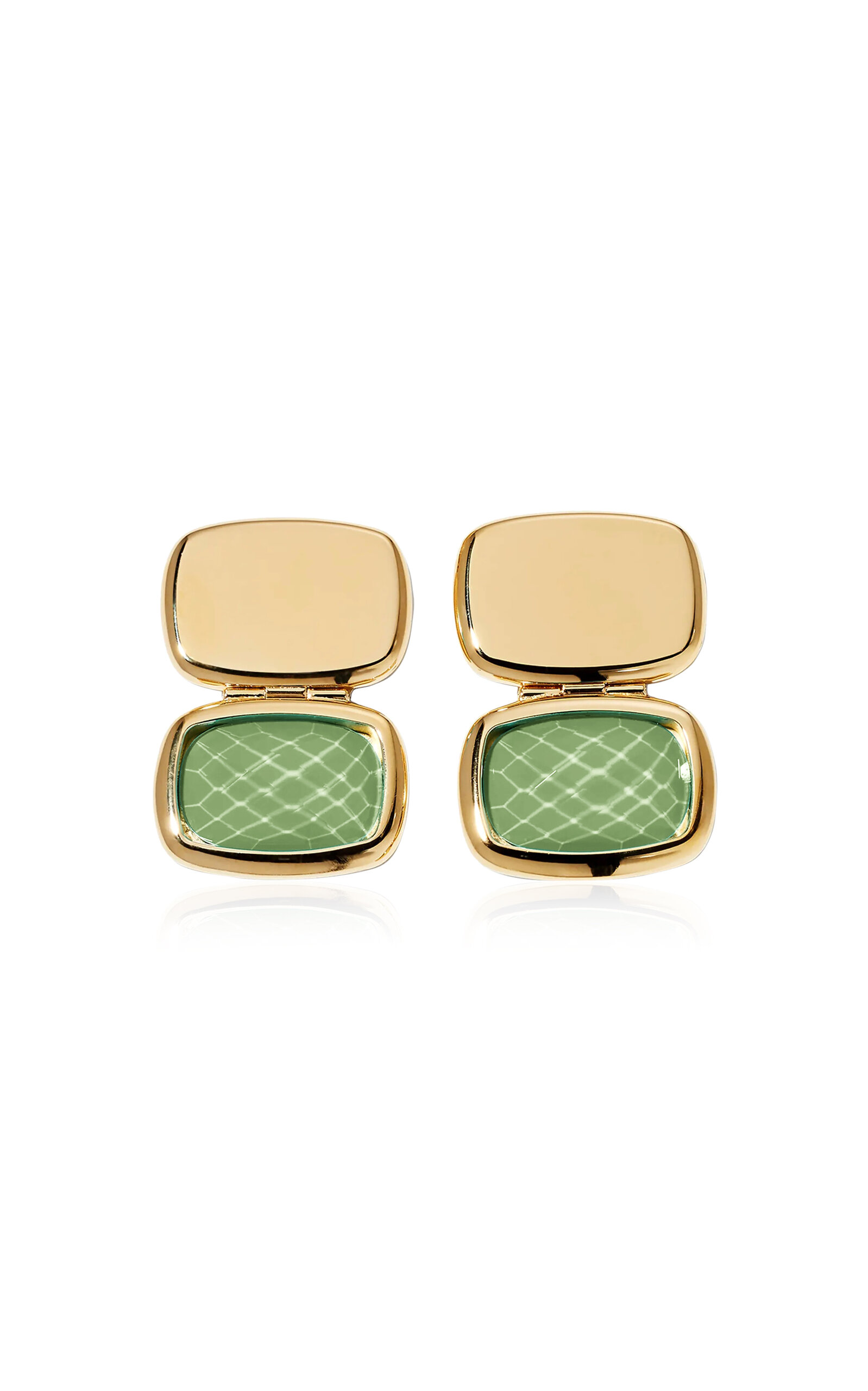 IVI Women's Wide Toy 18k Gold-Plated Drop Earrings