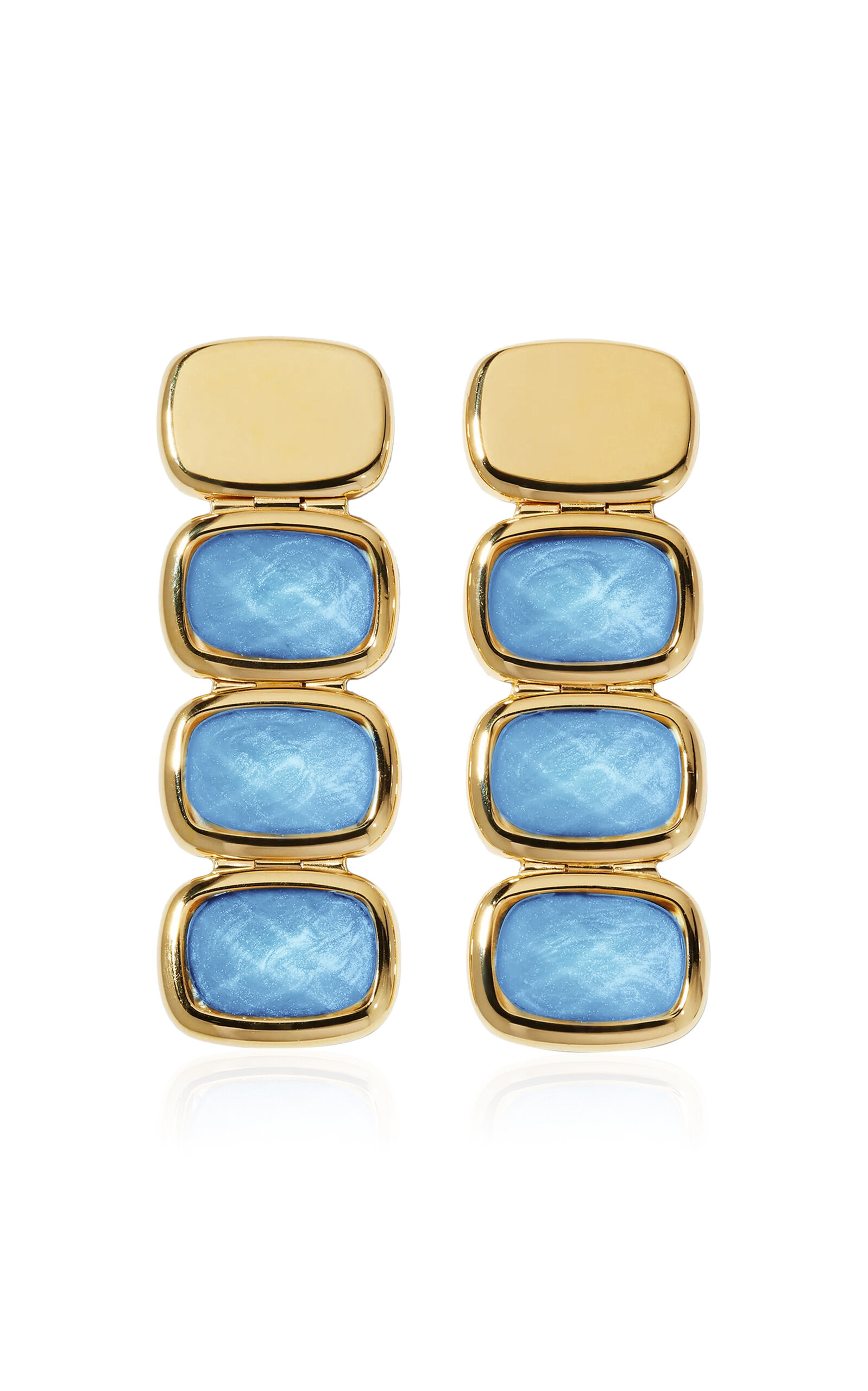 IVI Women's Slim Toy 18k Gold-Plated Drop Earrings