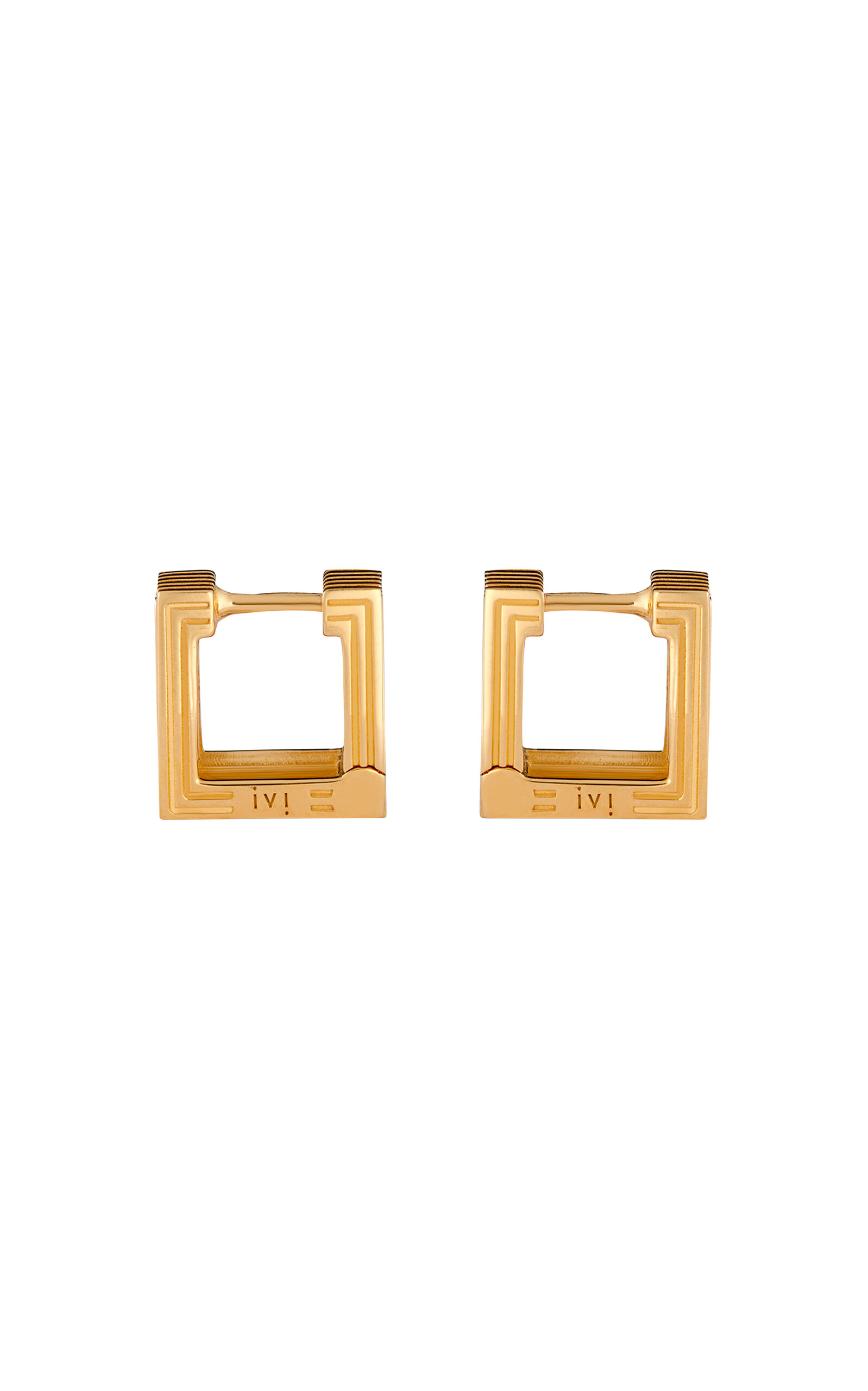 Ivi Mini Aurelia Wide Hoop Earrings In Gold