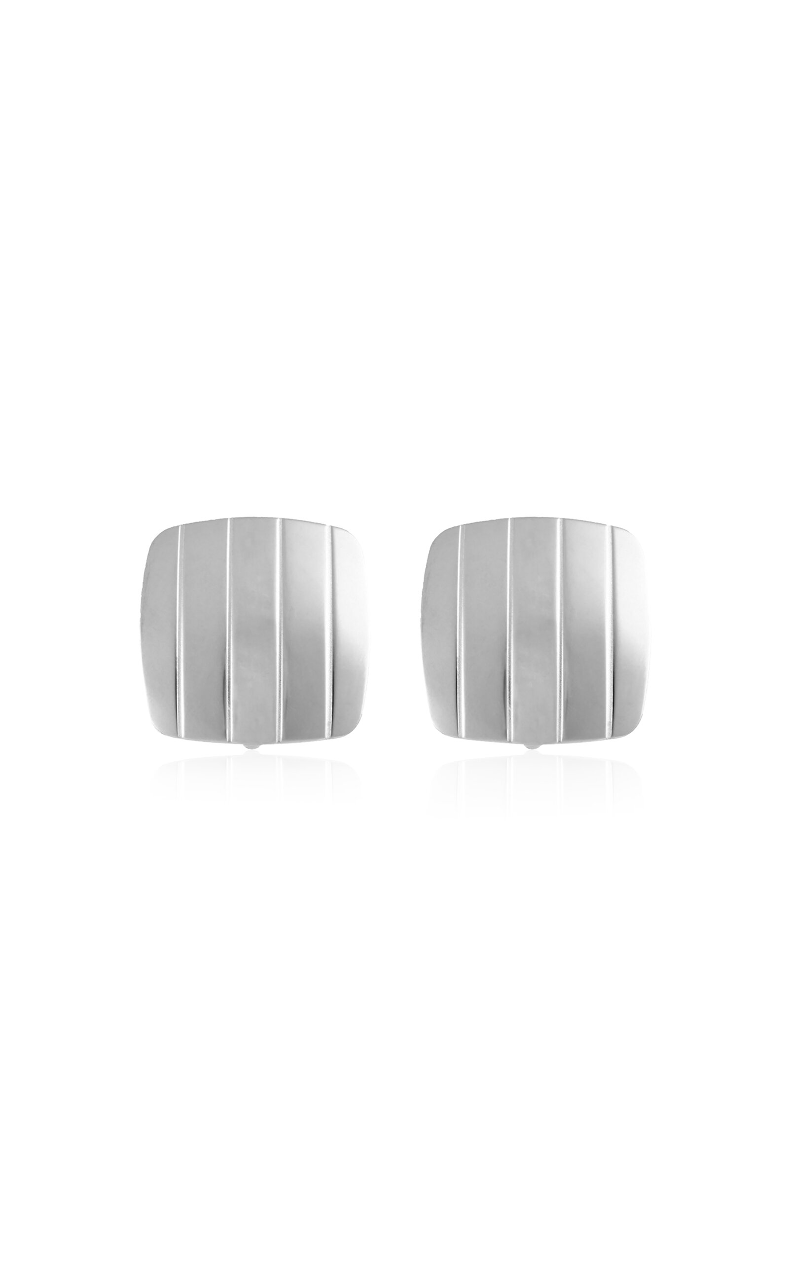 IVI Women's Slot 18k Rhodium-Plated Earrings