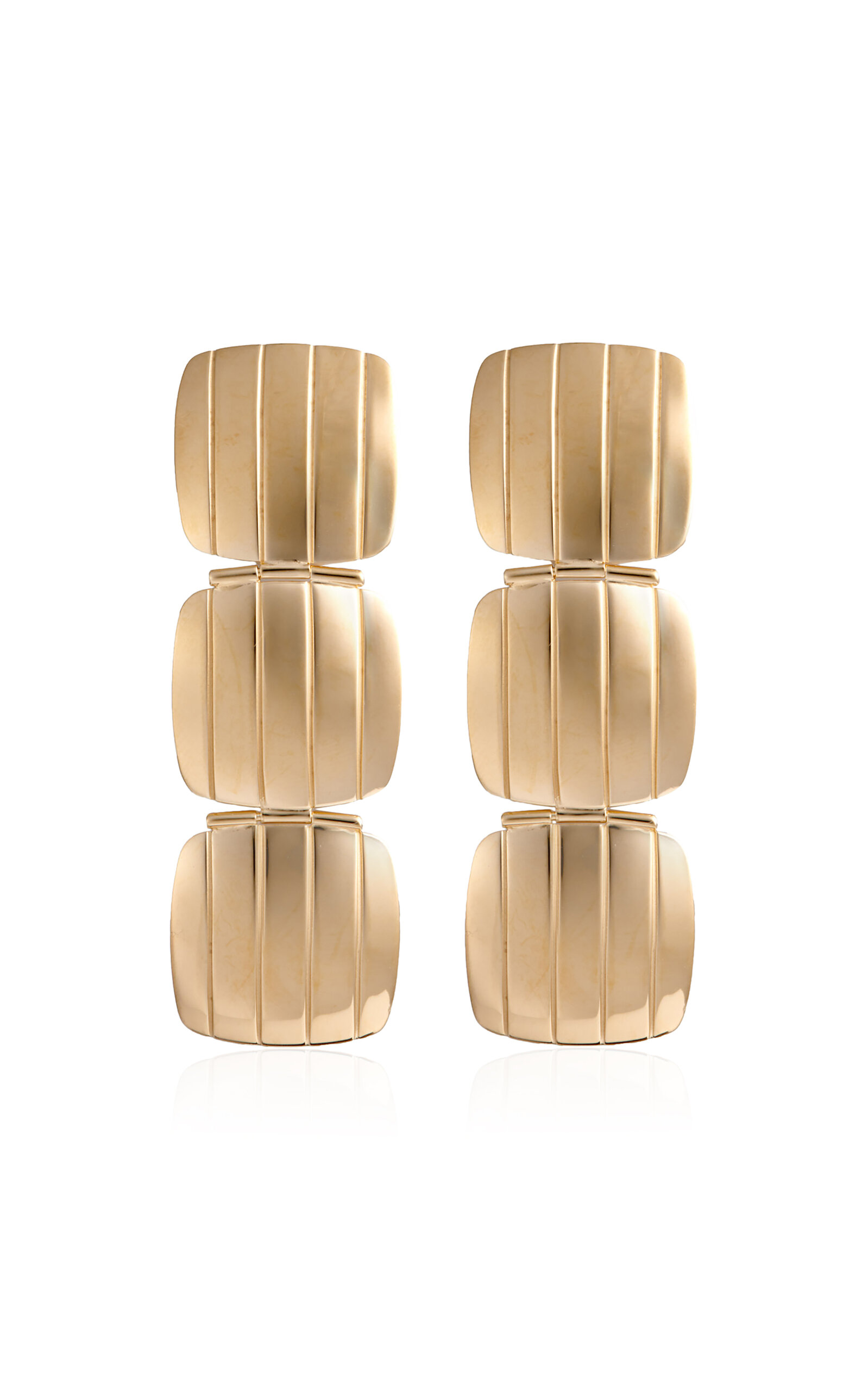 IVI Women's Slot 18k Gold-Plated Drop Earrings