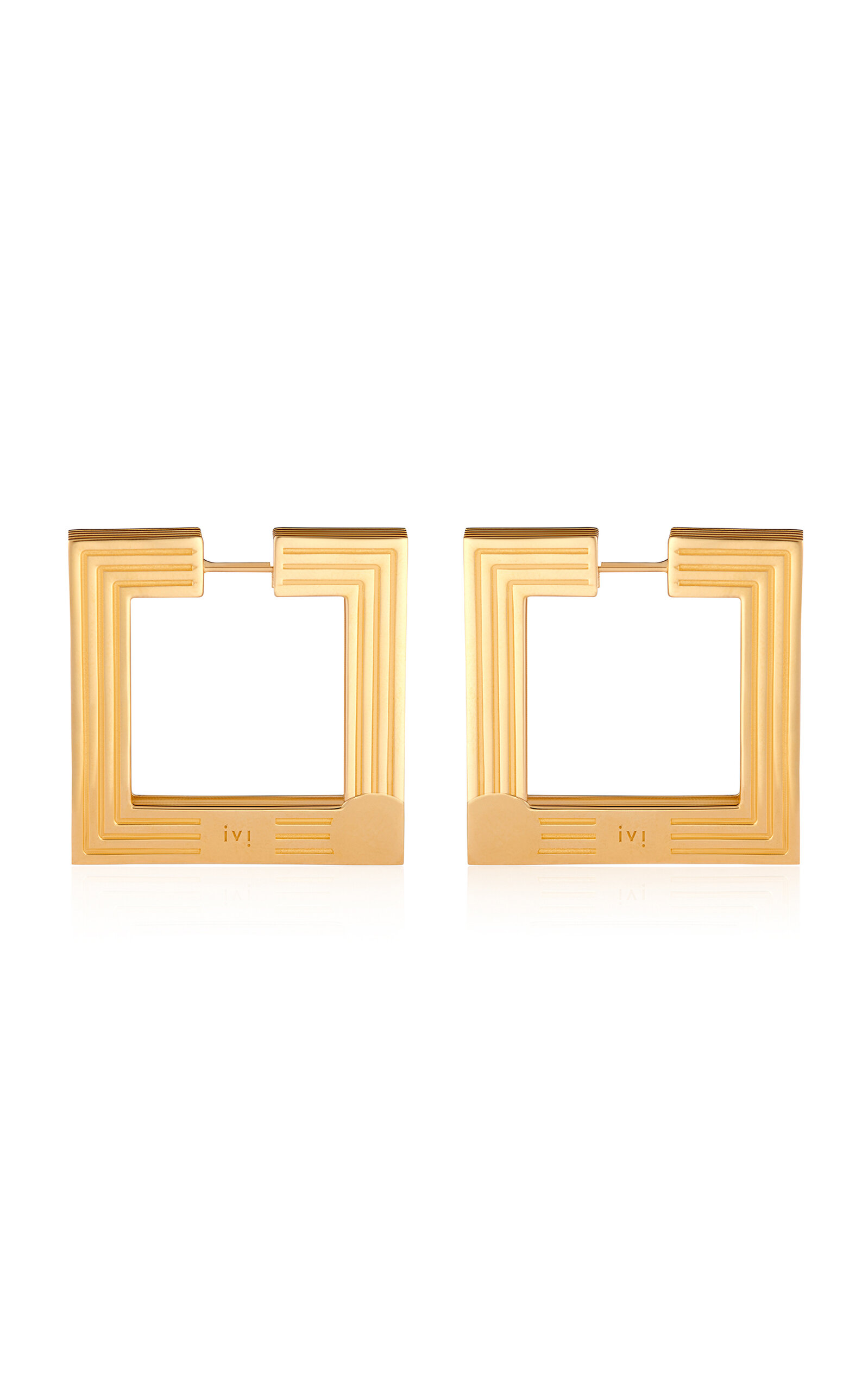 IVI Women's Large Aurelia 18k Gold-Plated Earrings