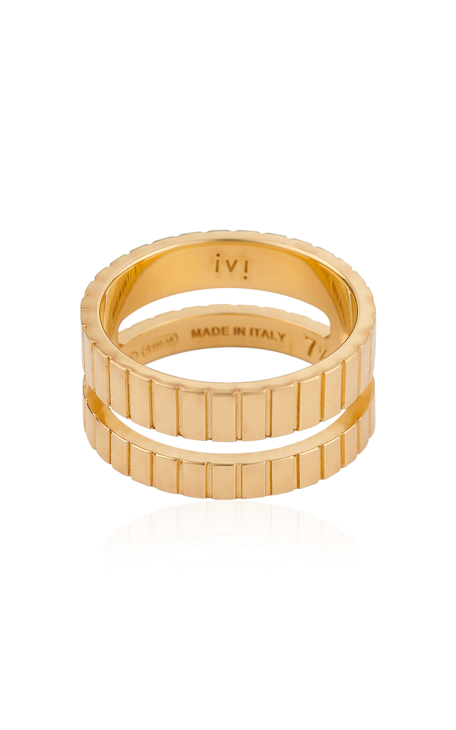 IVI Women's Slot 18k Gold-Plated Ring