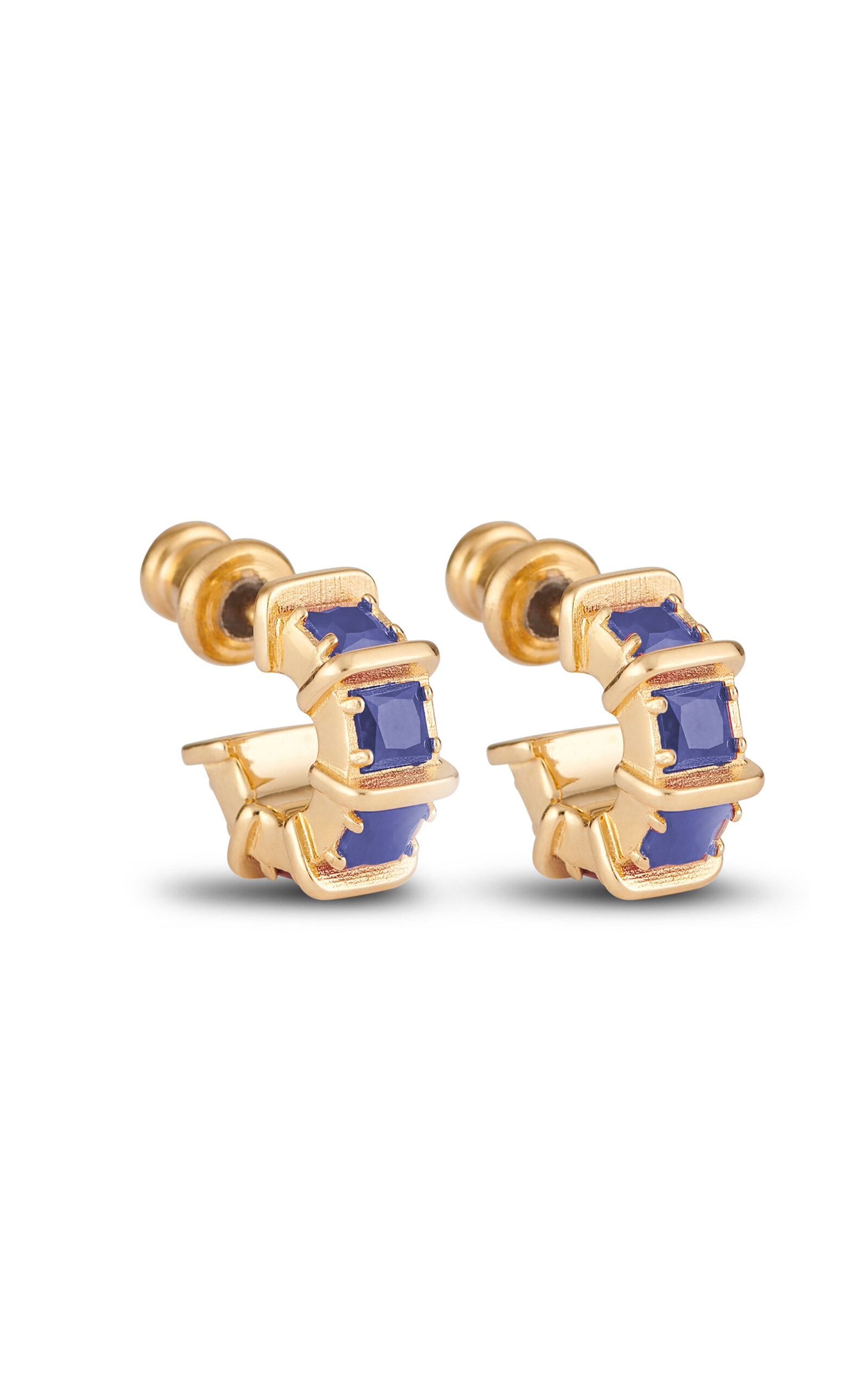 IVI Women's Mini Iris 9k Gold-Plated Earrings