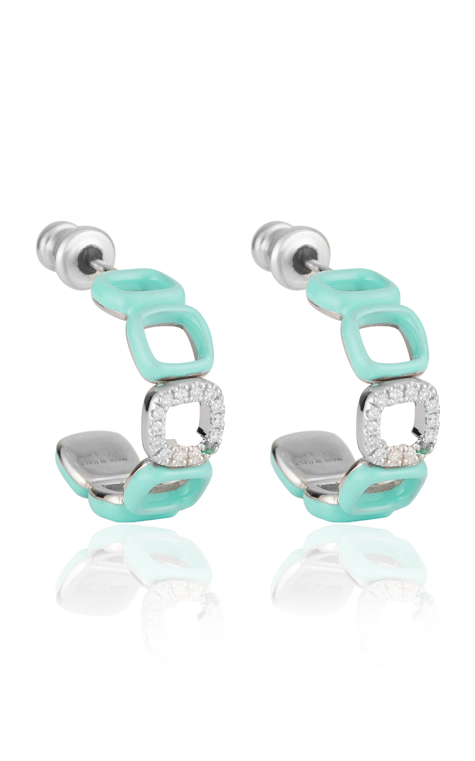 IVI Women's Toy Diamond Emerald Earrings