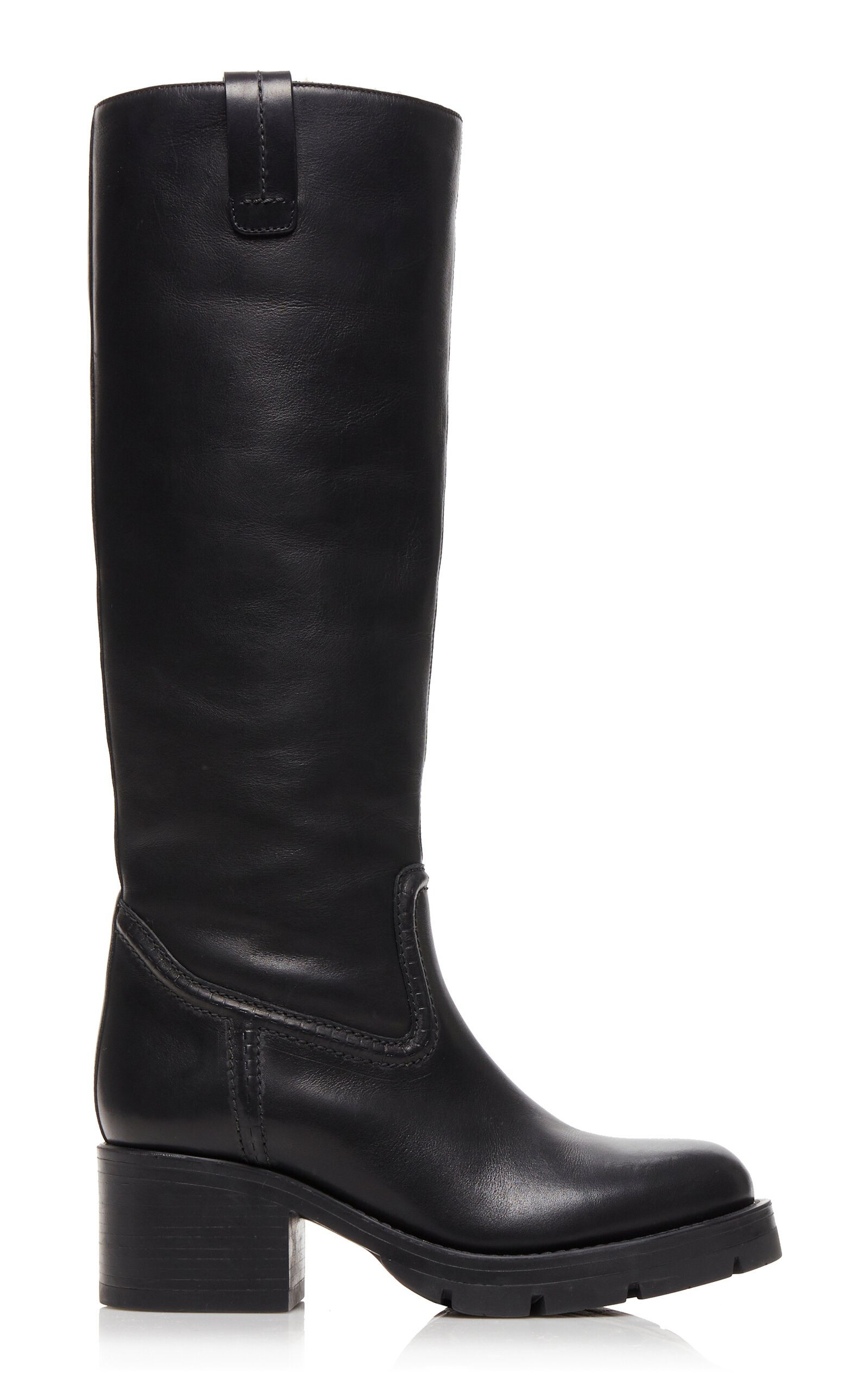 Chloé Women's Mallo Leather Boots In Black