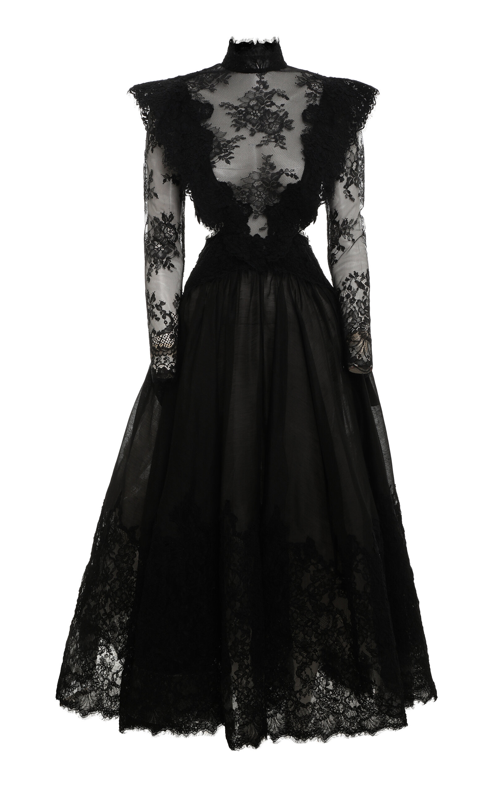 zimmermann sensory lace dress Zimmermann Sensory Lace Midi Dress Tea