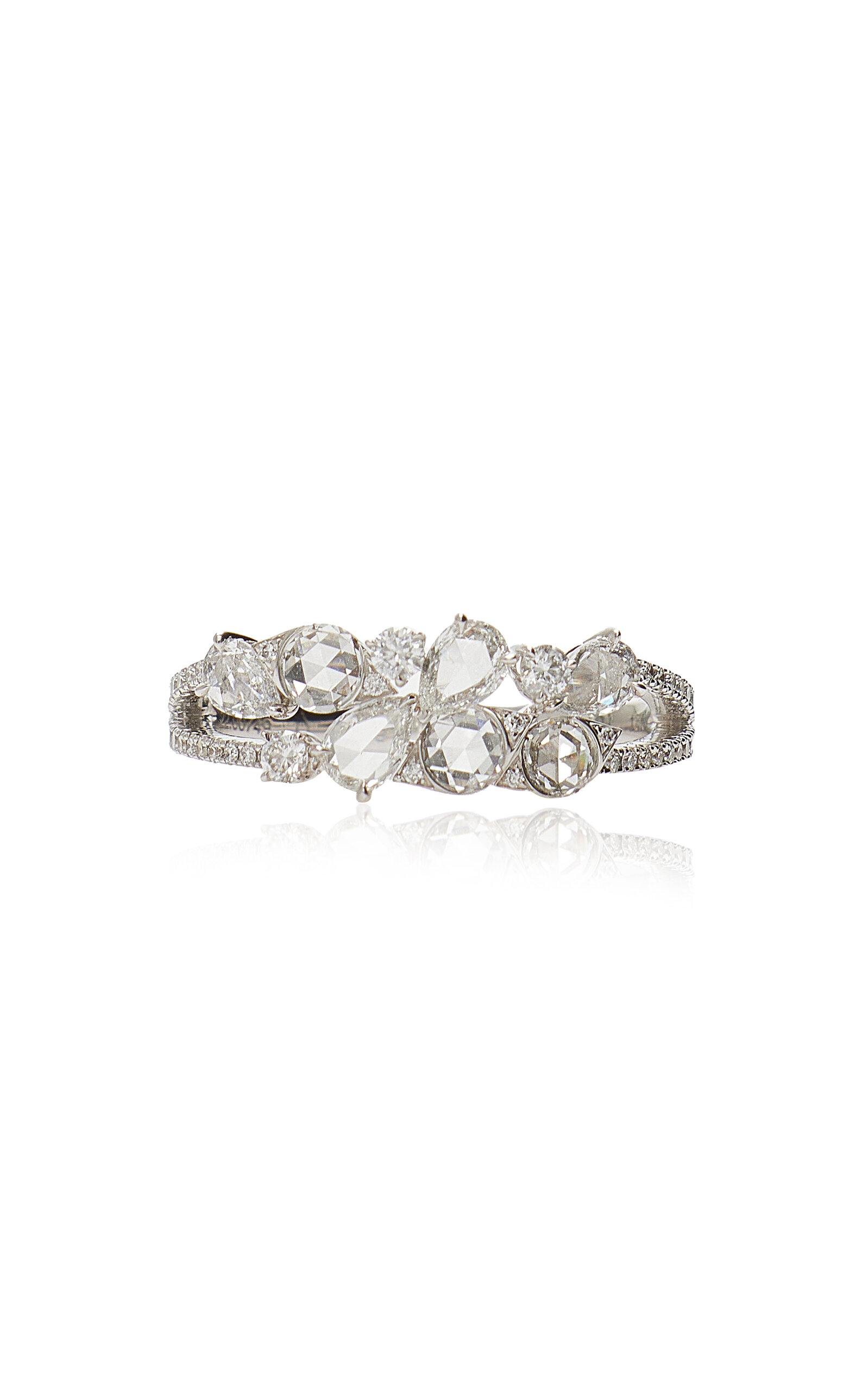 Haveli 18K White Gold Diamond Ring