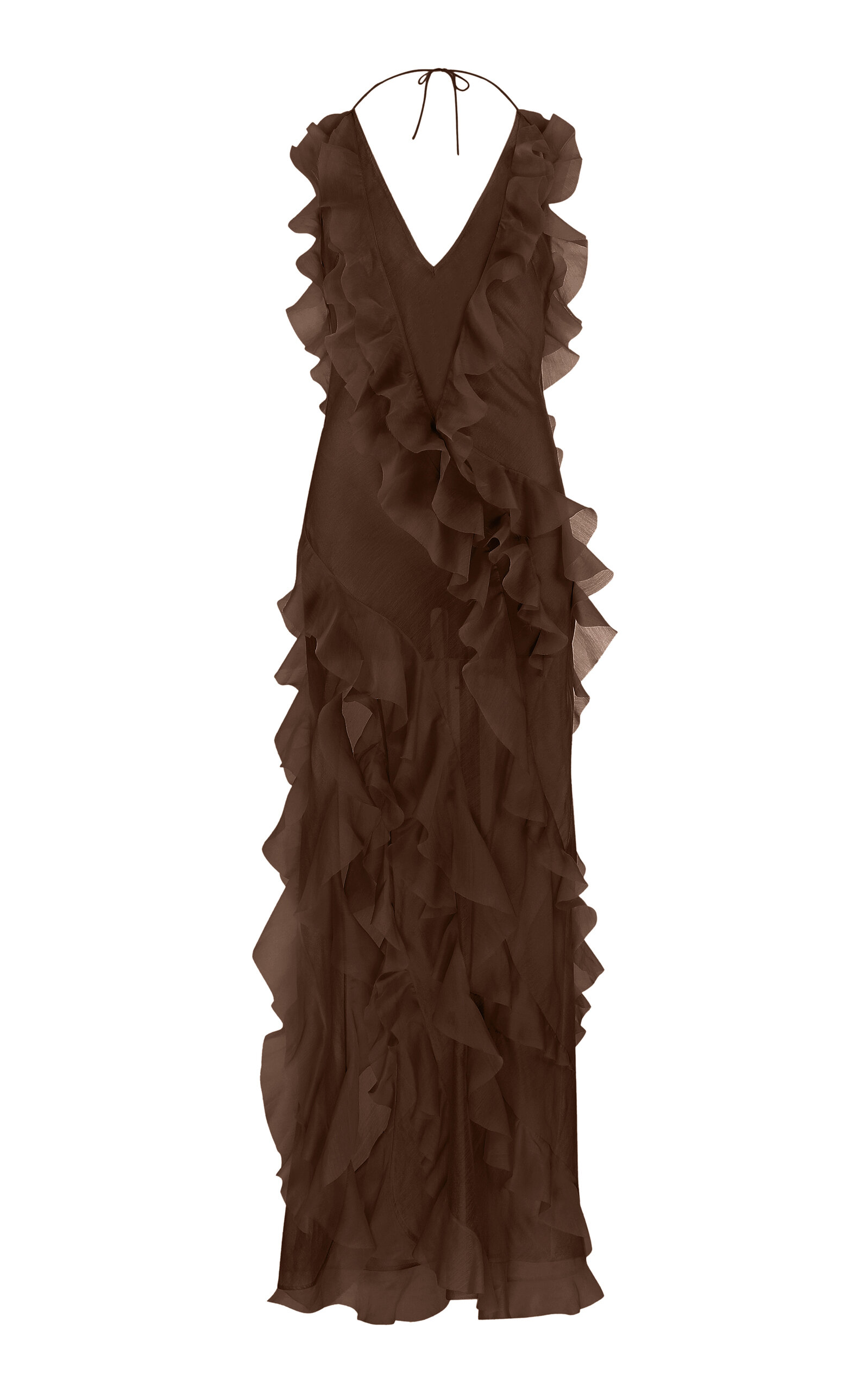 ANNA OCTOBER RENATA RUFFLED MAXI DRESS