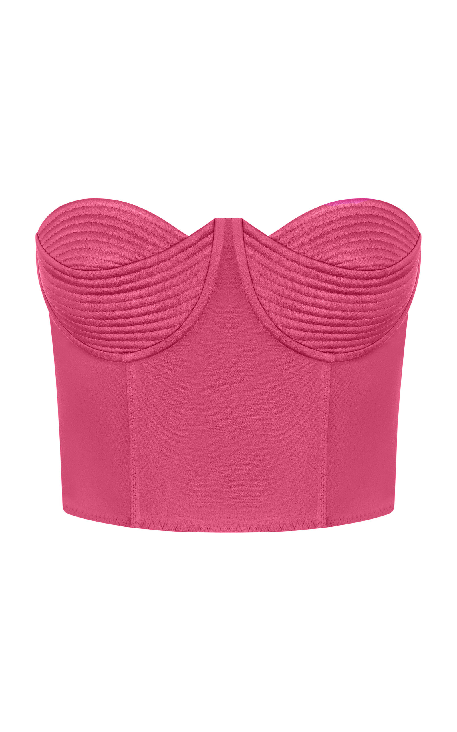 Anna October Raya Strapless Top In Pink