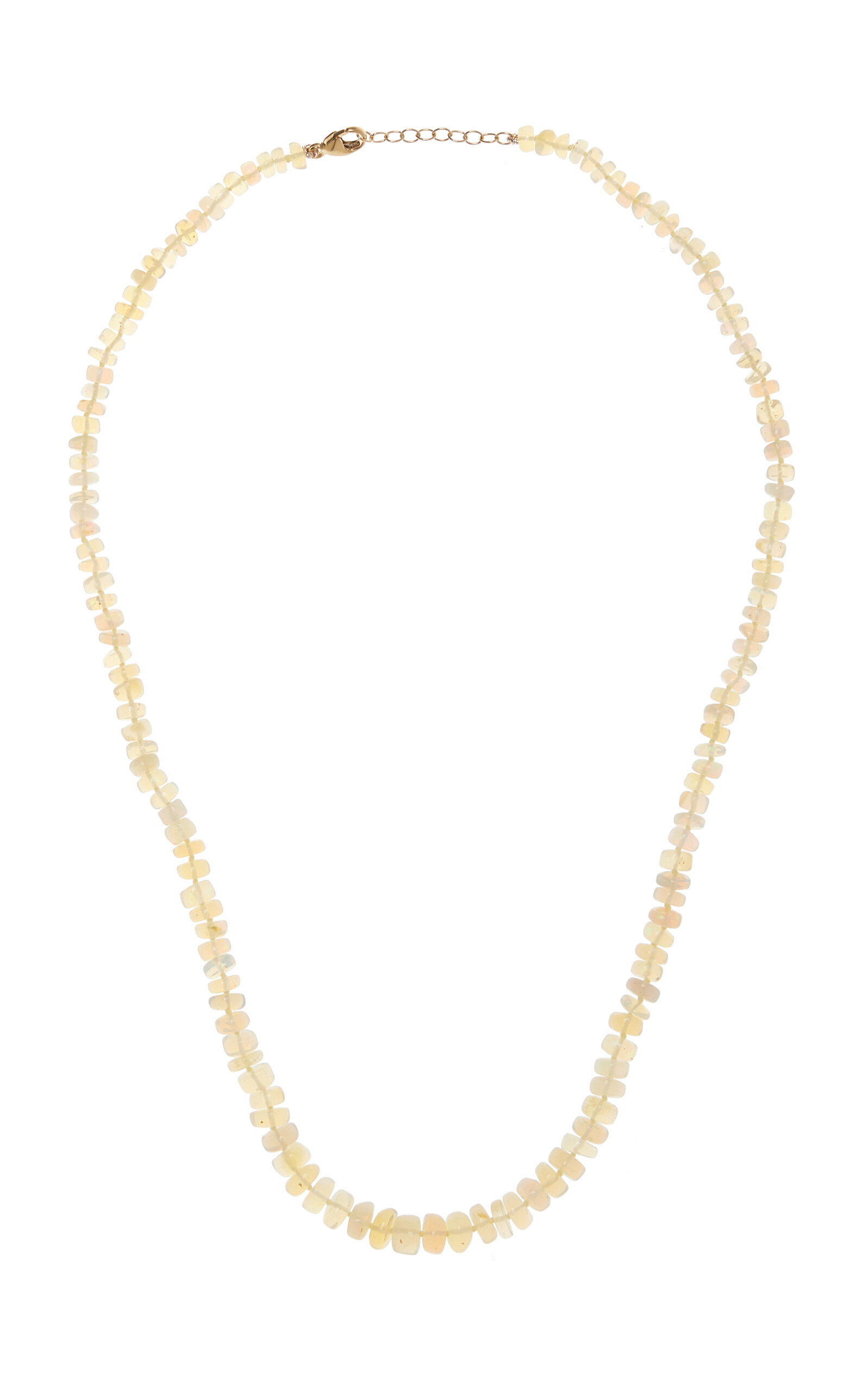Jia Jia 14k Yellow Gold Atlas Opal Necklace In White