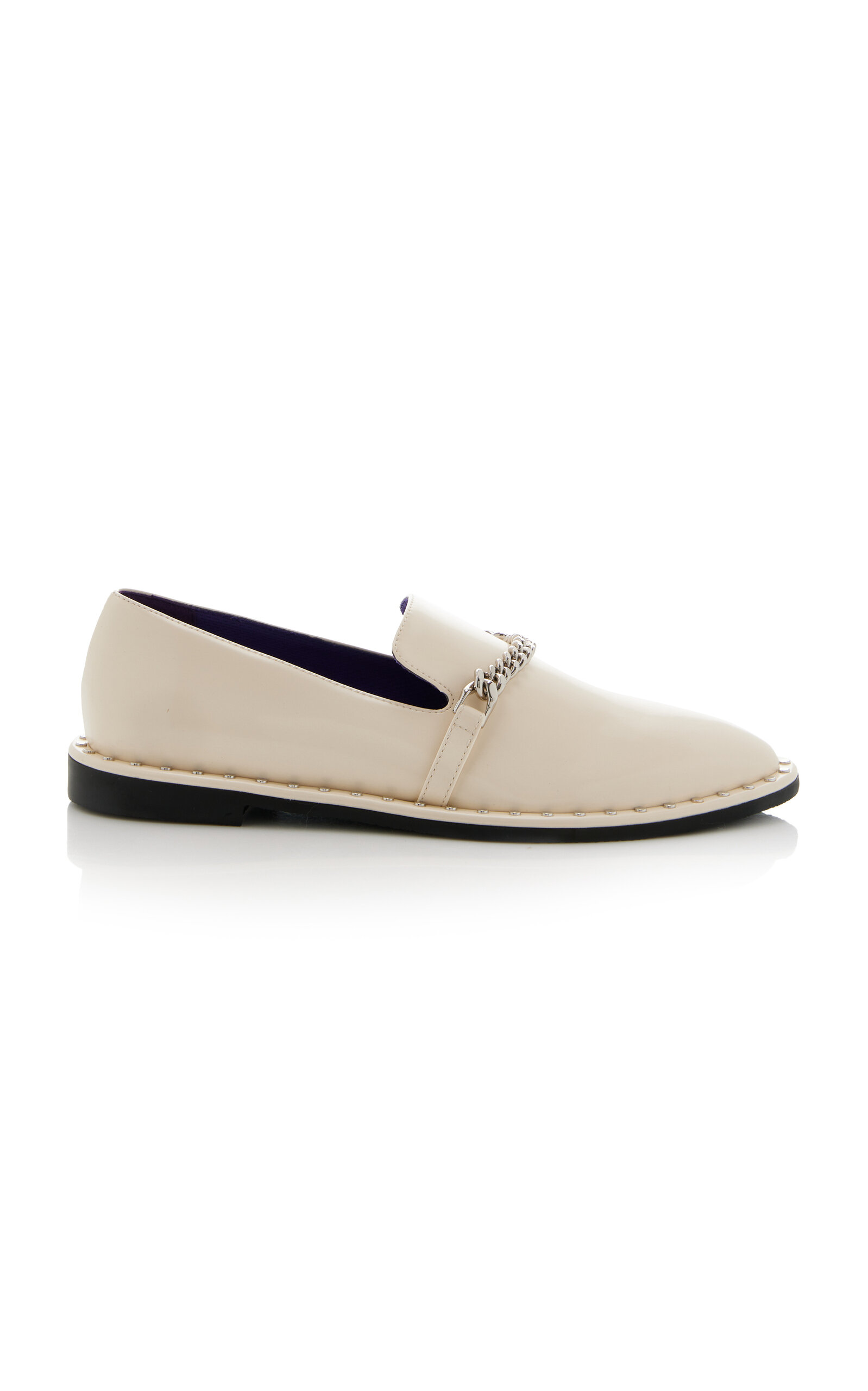 Stella Mccartney Falabella Vegan Leather Loafers In Ivory