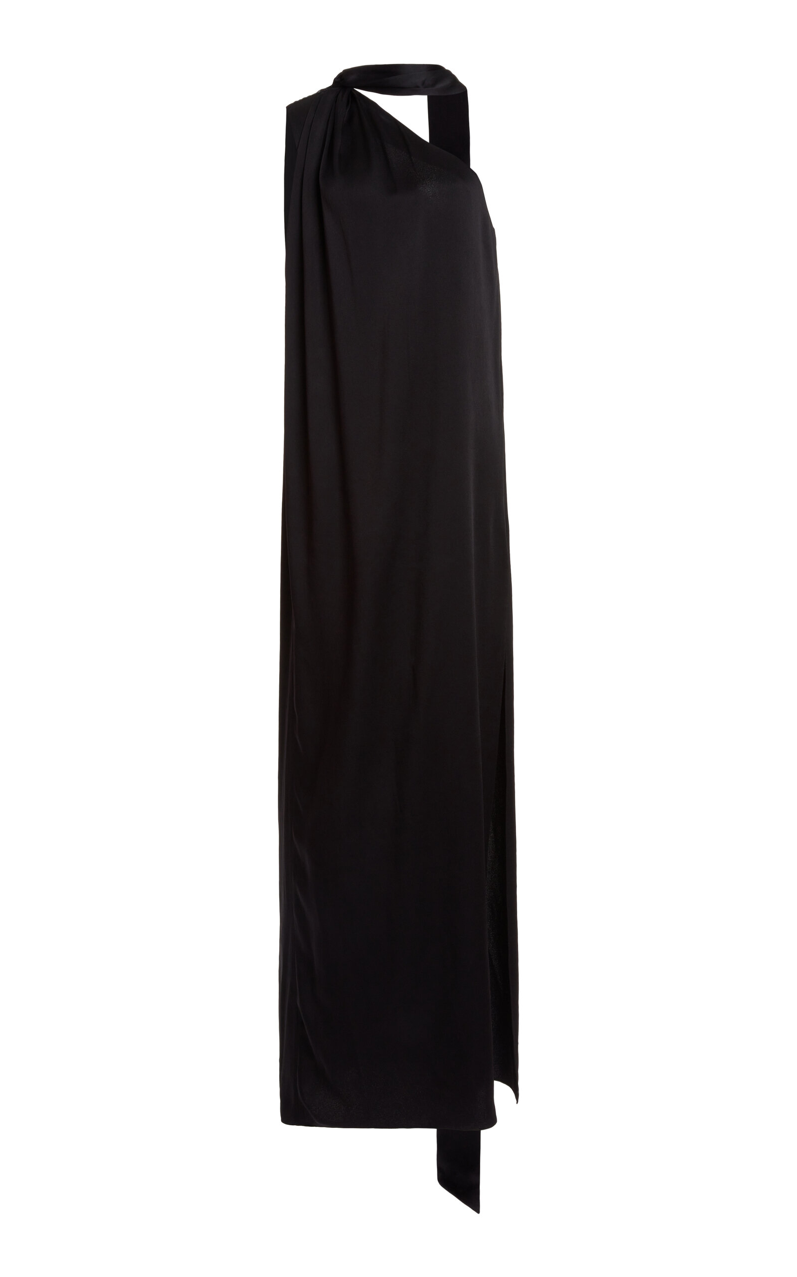 Stella Mccartney Women's Asymmetric Maxi Dress In Black