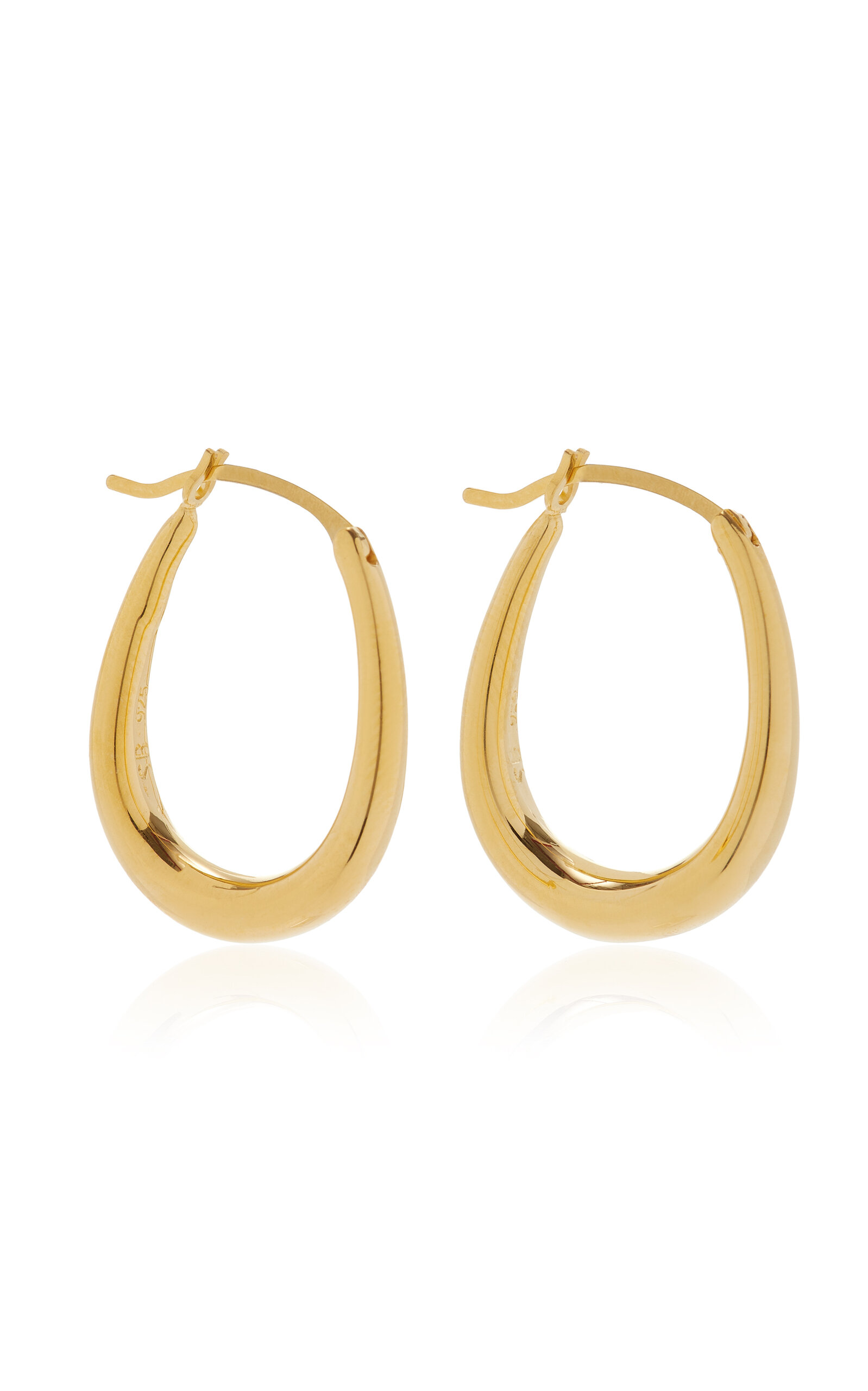 Sophie Buhai Tiny Egg k Gold Vermeil Hoop Earrings   ModeSens