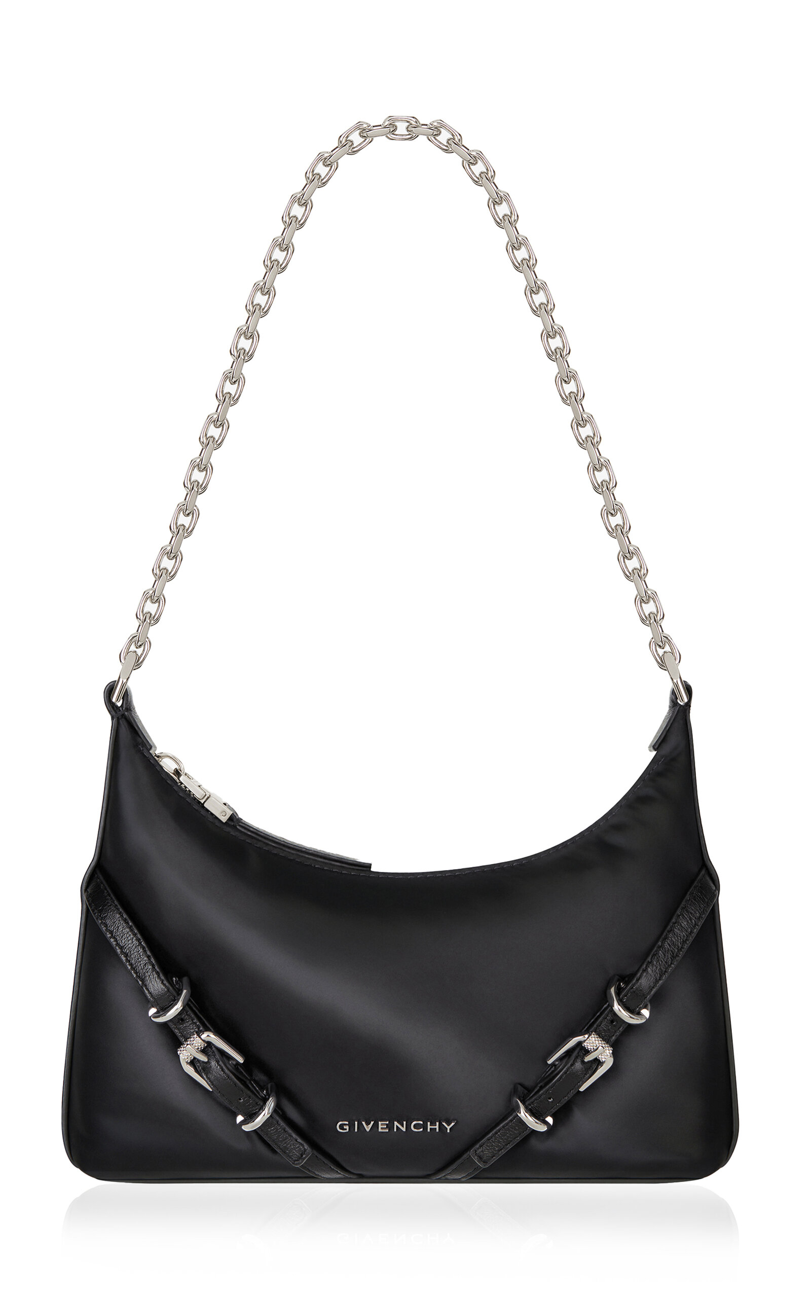 Givenchy - Voyou Party Nylon Hobo Bag - Black - OS - Moda Operandi