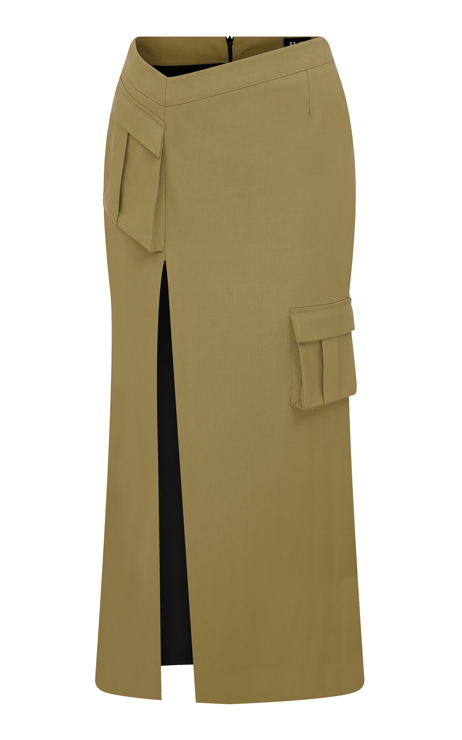 . Kelly Cotton-Blend Midi Skirt
