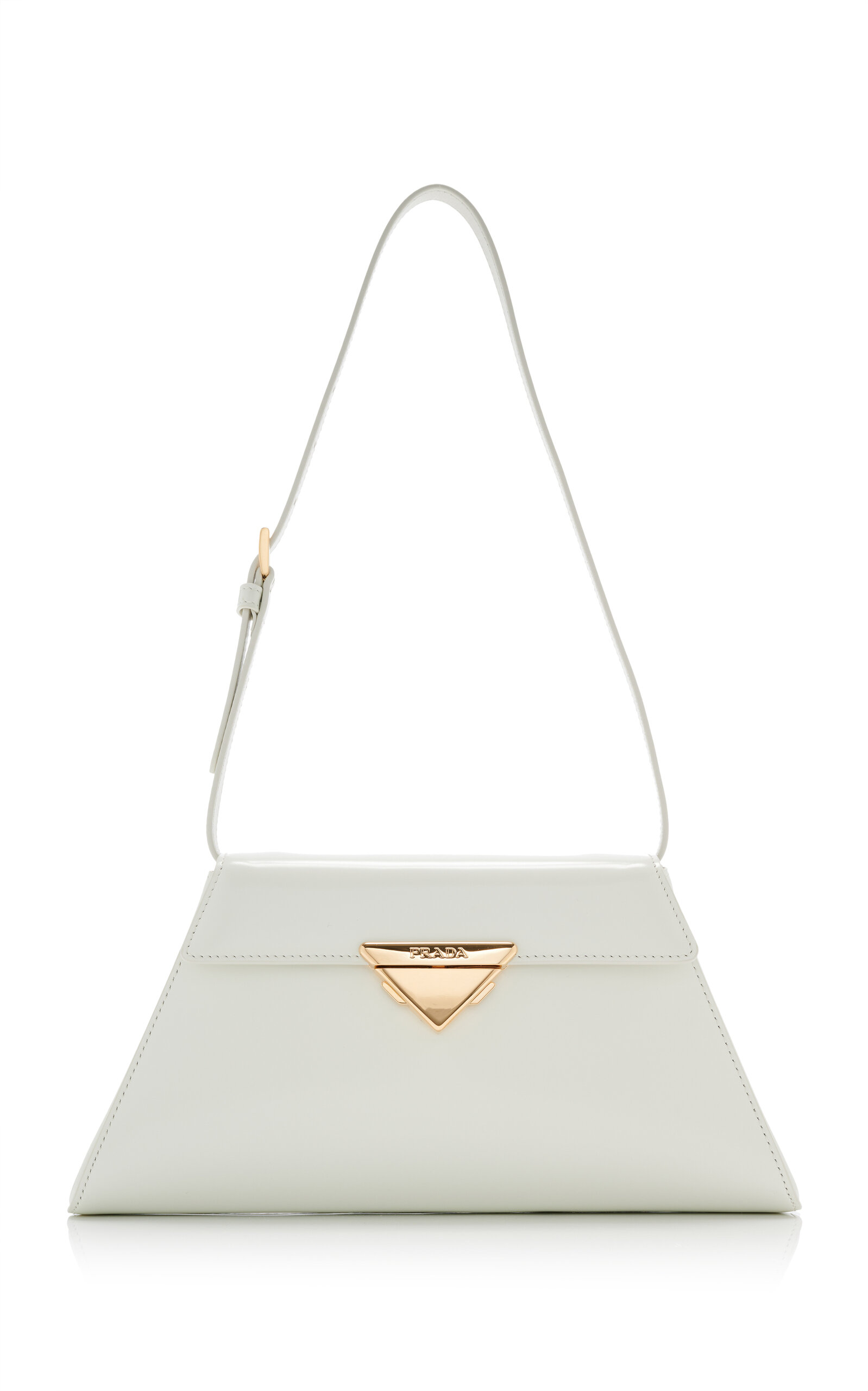 Prada Runway Patent Leather Shoulder Bag