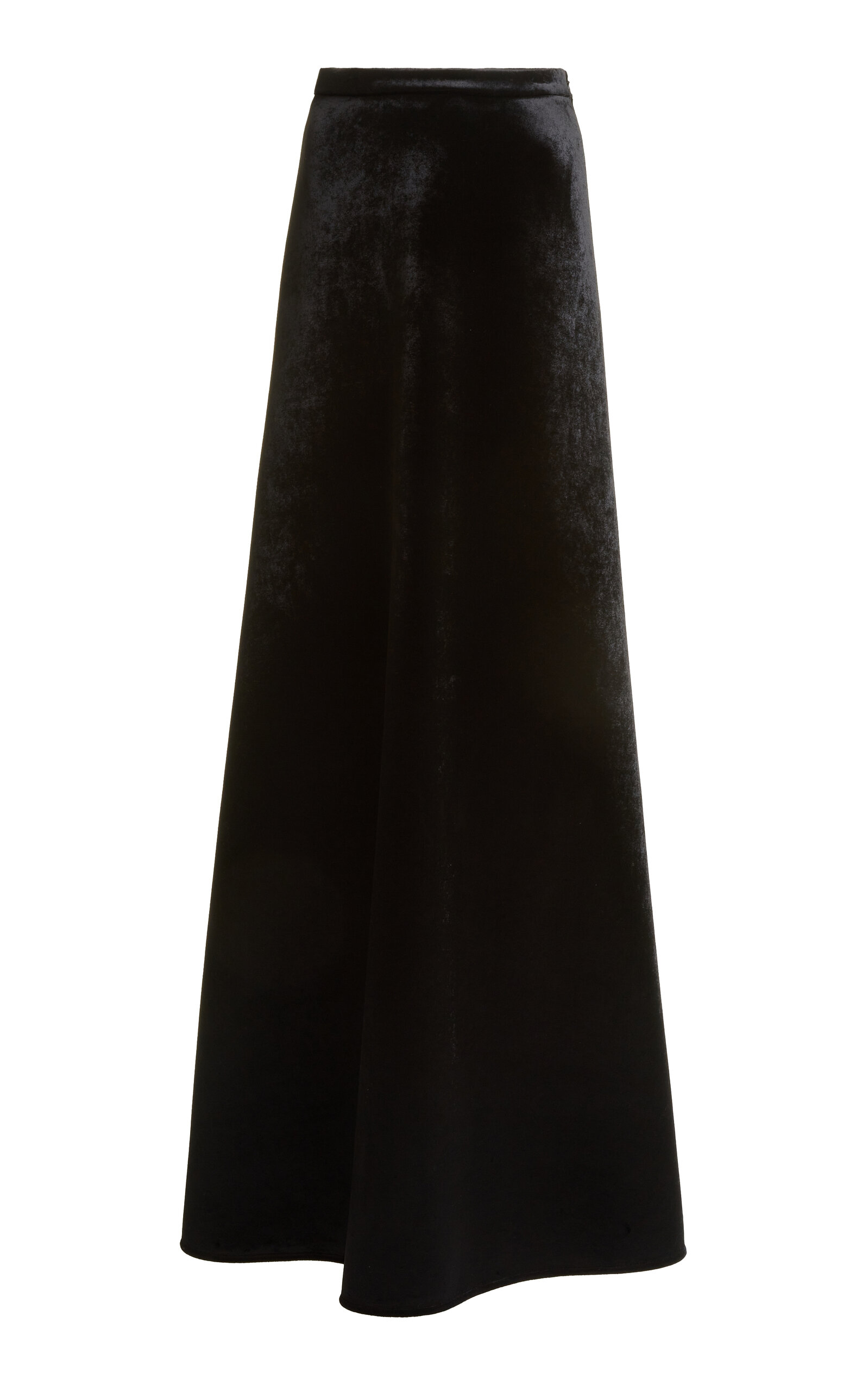 Balenciaga - Velvet Maxi Skirt - Black - FR 36 - Moda Operandi