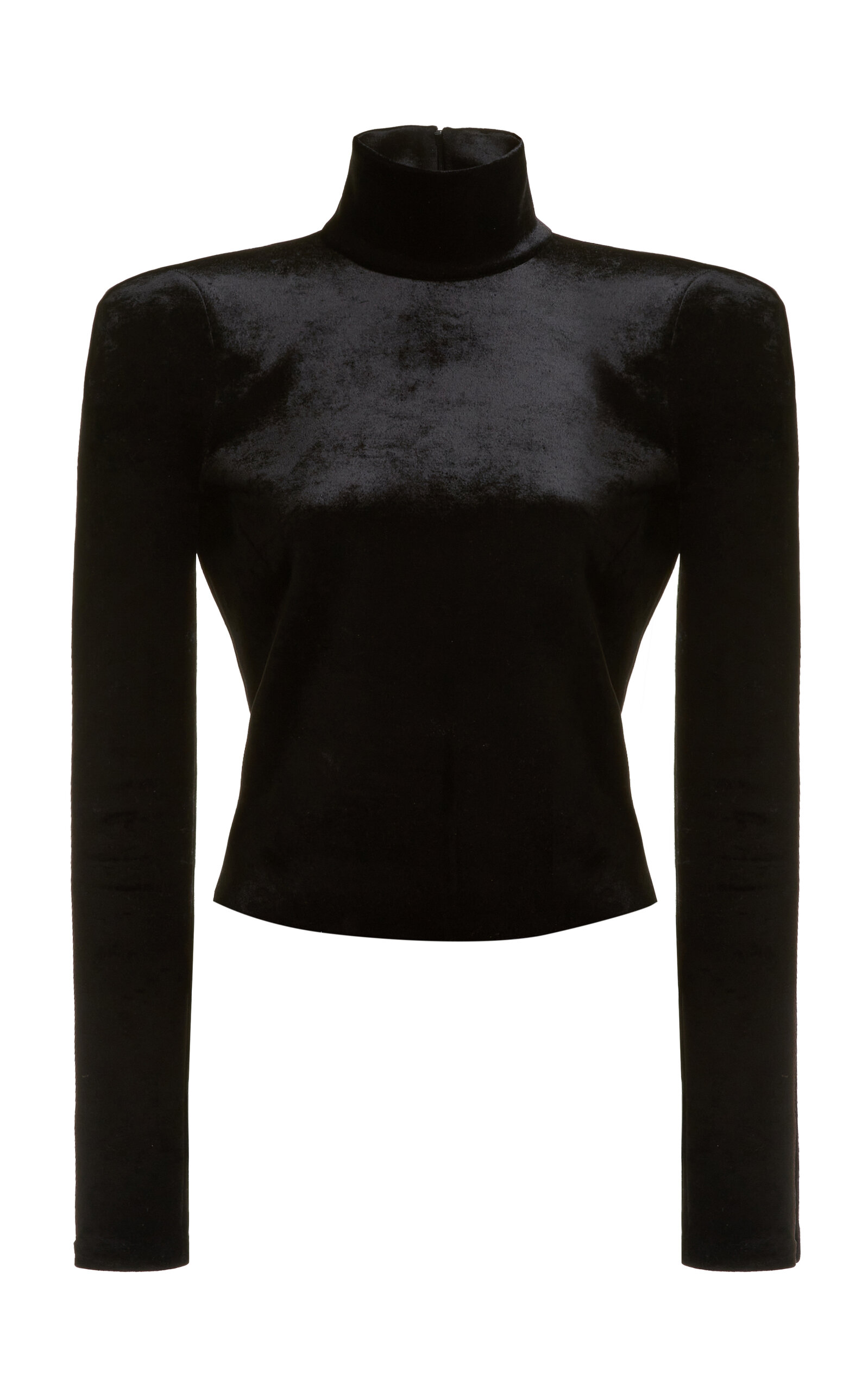 Balenciaga Velvet Turtleneck Bodysuit
