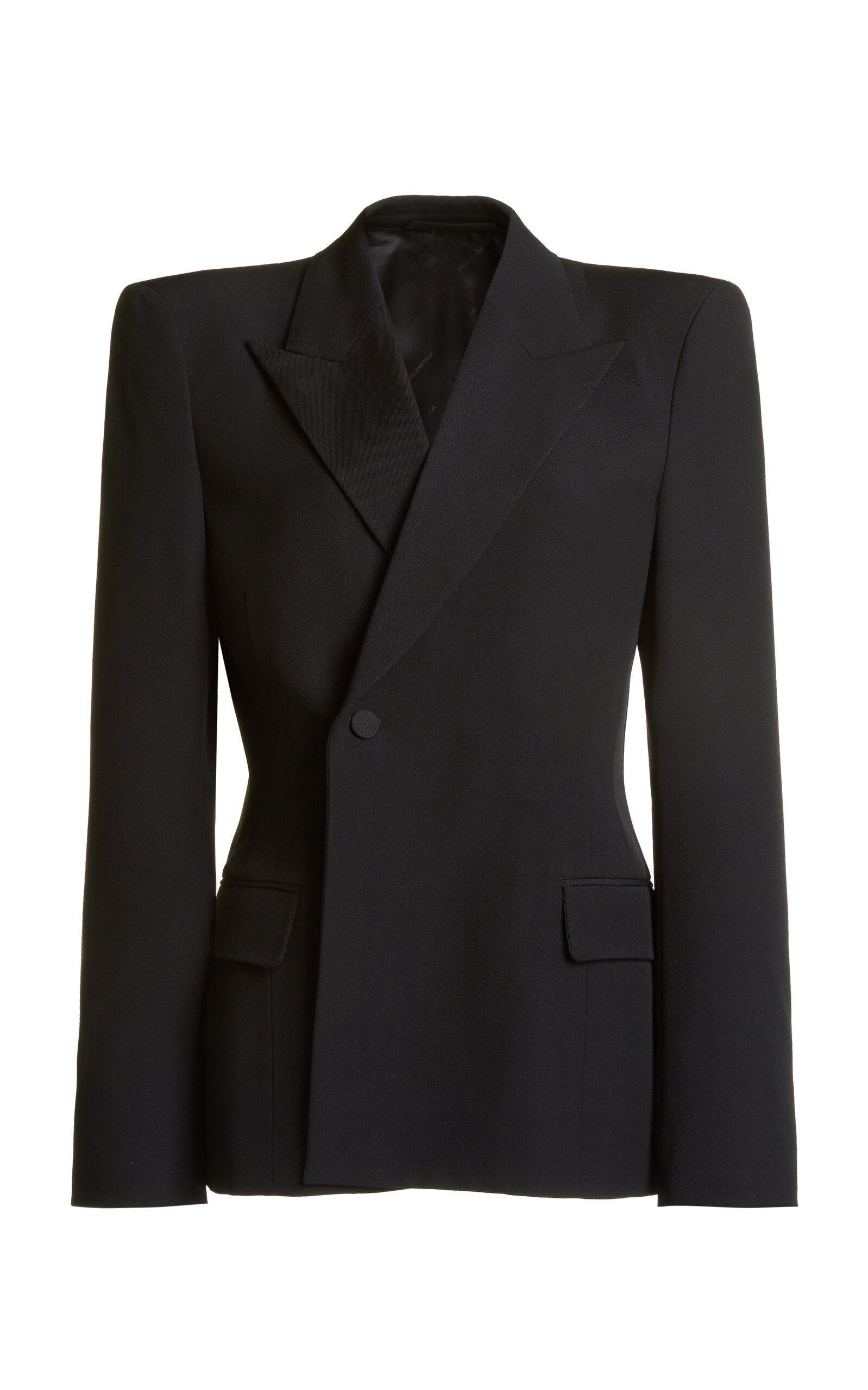 Balenciaga - Tailored Twill Blazer Jacket - Black - FR 36 - Moda Operandi