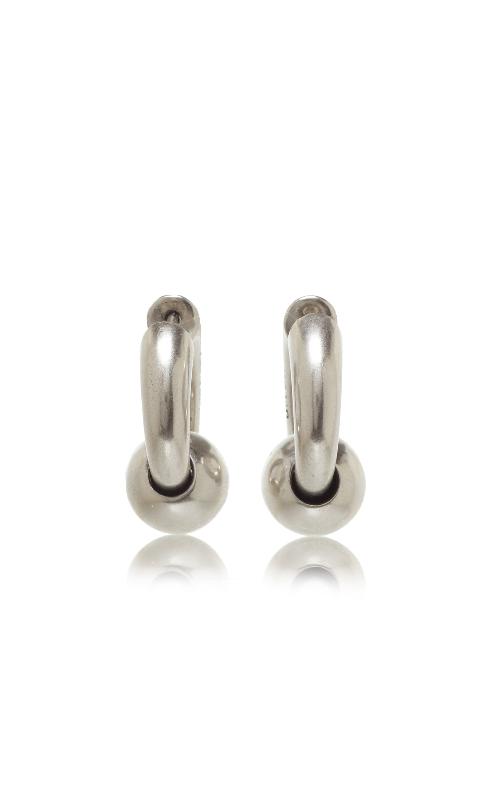 Balenciaga - Mega Silver-Tone Hoop Earrings - Silver - OS - Moda Operandi - Gifts For Her