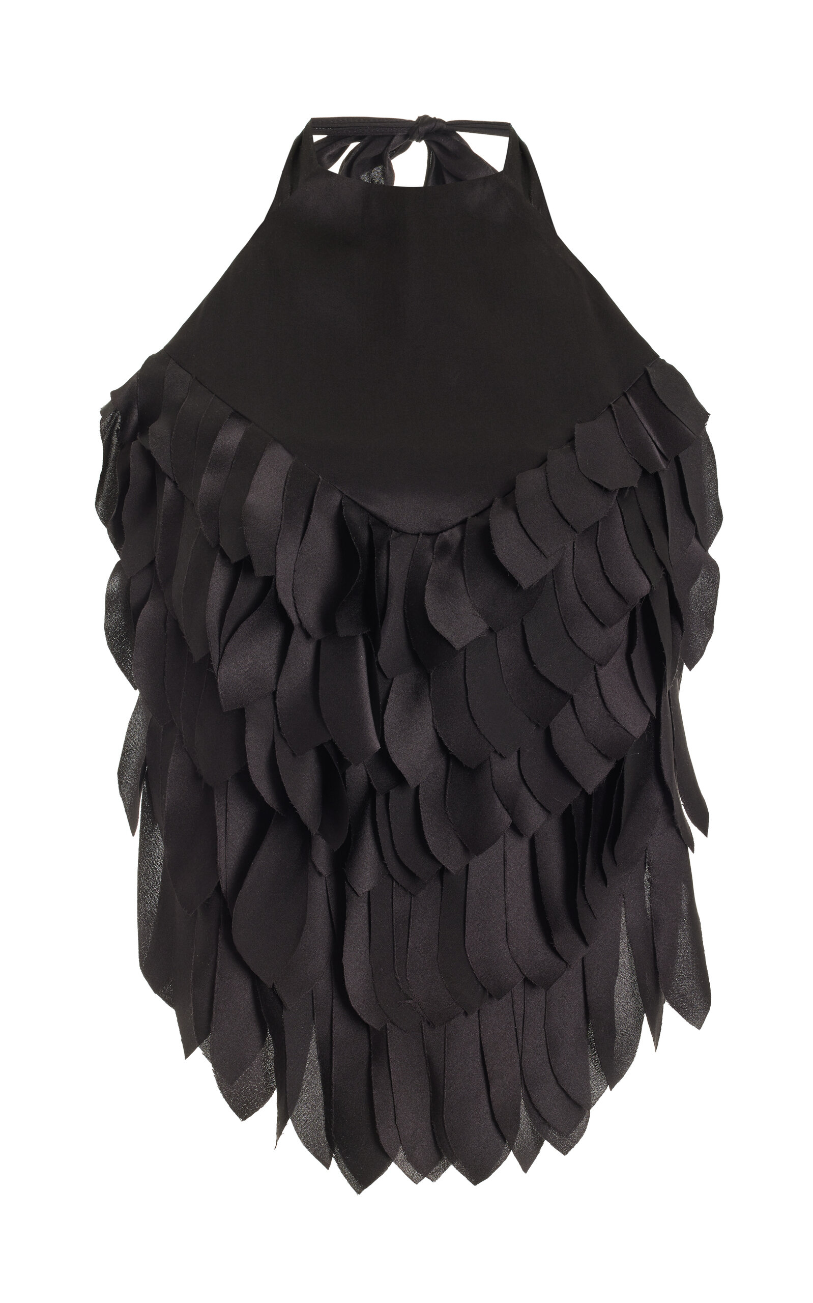 Up-cycled Silk Halter Top