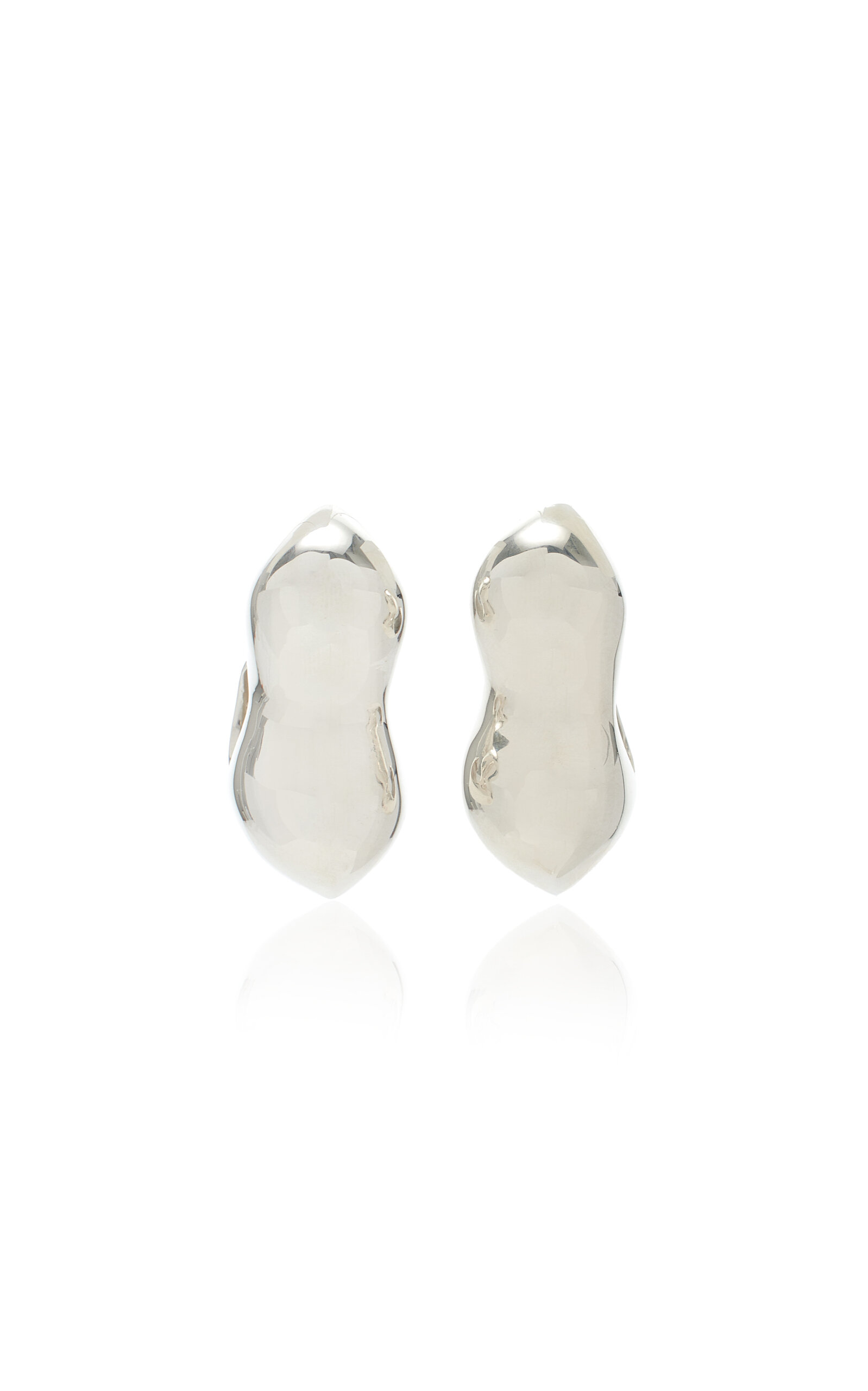 Agmes Bubble Sterling Silver Hoop Earrings