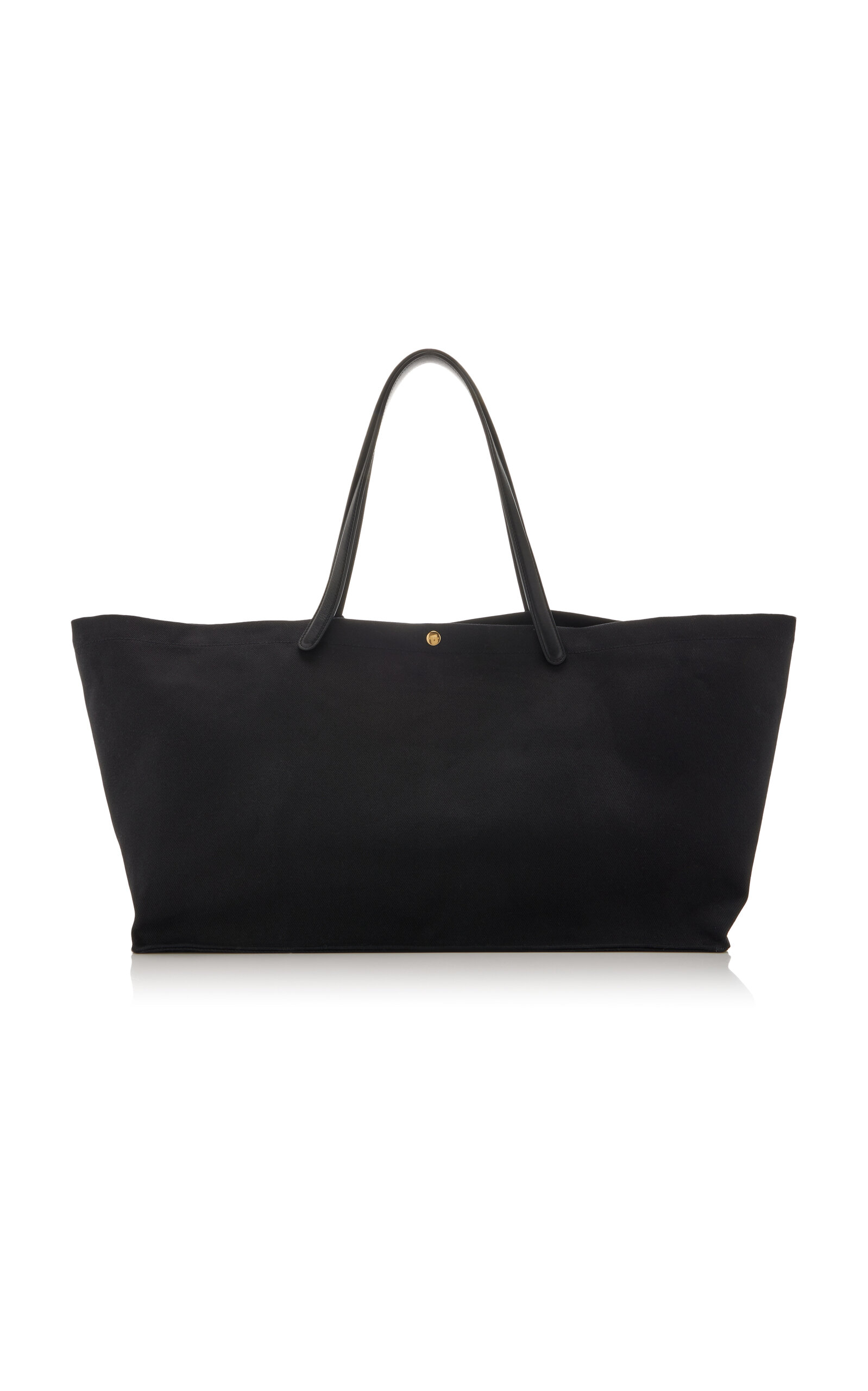 The Row XL Idaho Cotton Twill Tote - Black - OS - Women's Bags