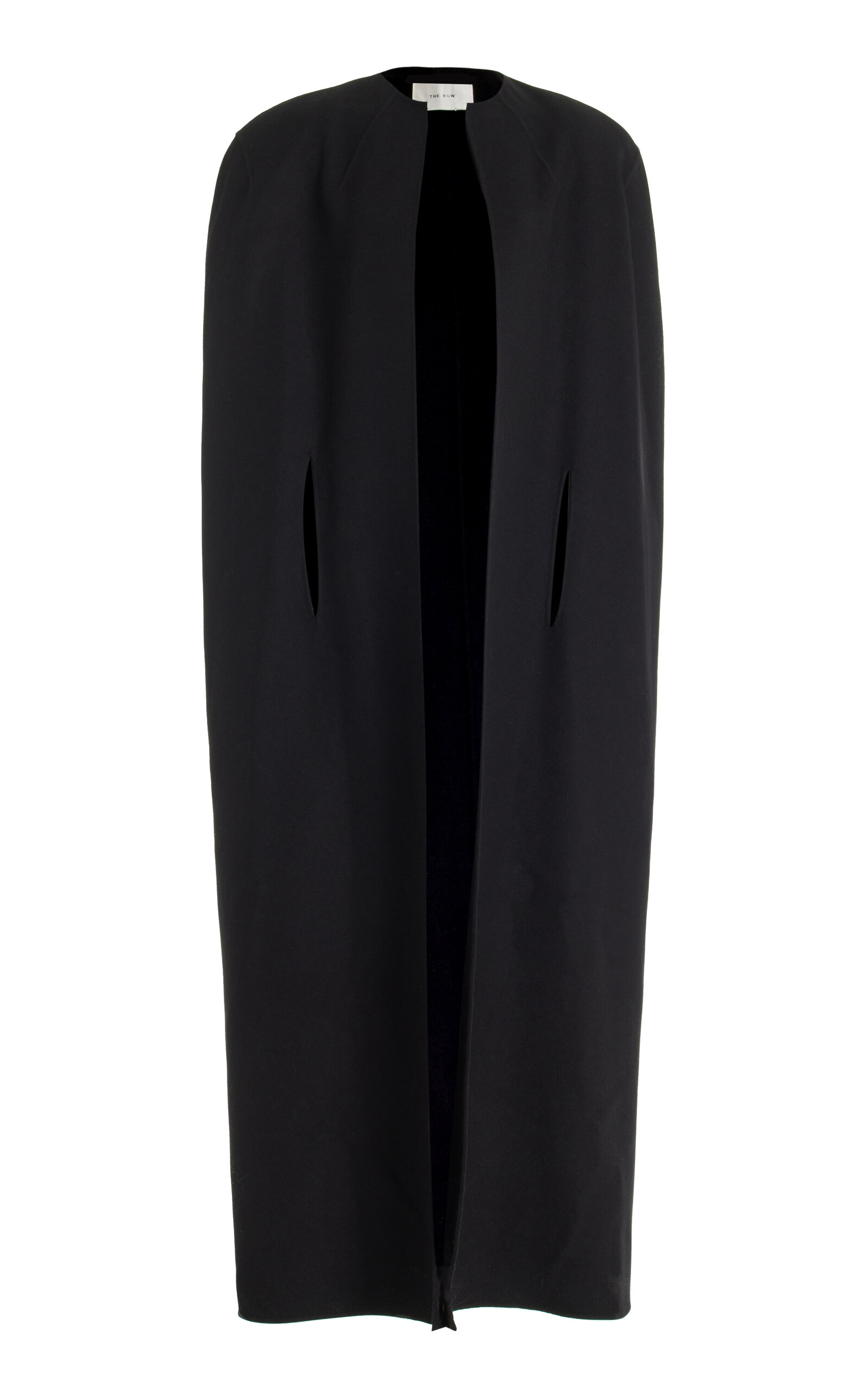 The Row Milda Cashmere Coat In Black