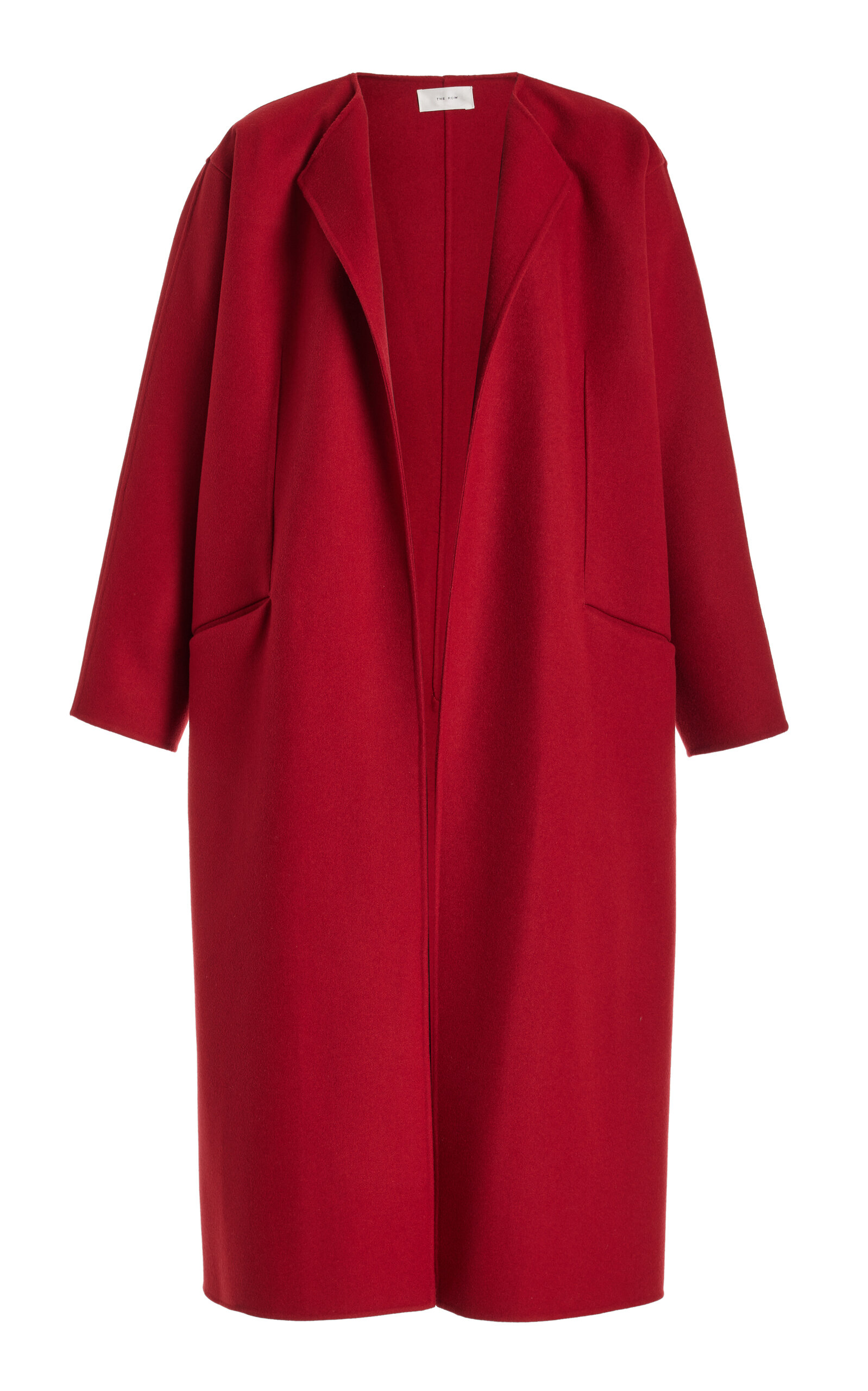 Shop The Row Priske Cashmere Coat In Red
