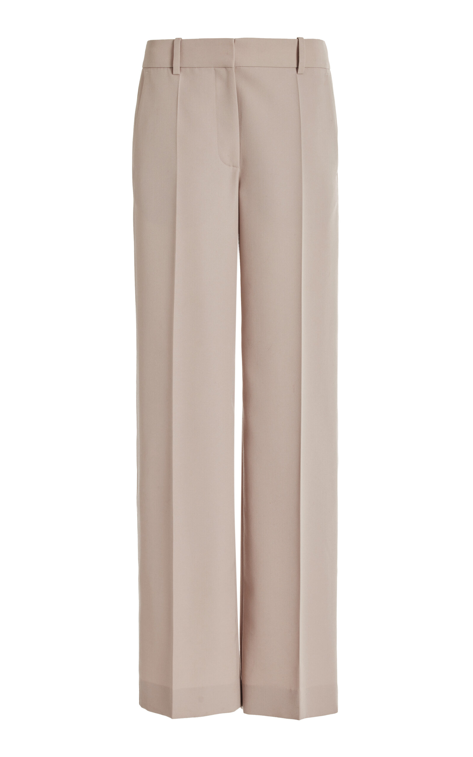 The Row Bremy Wool Pants In Neutral