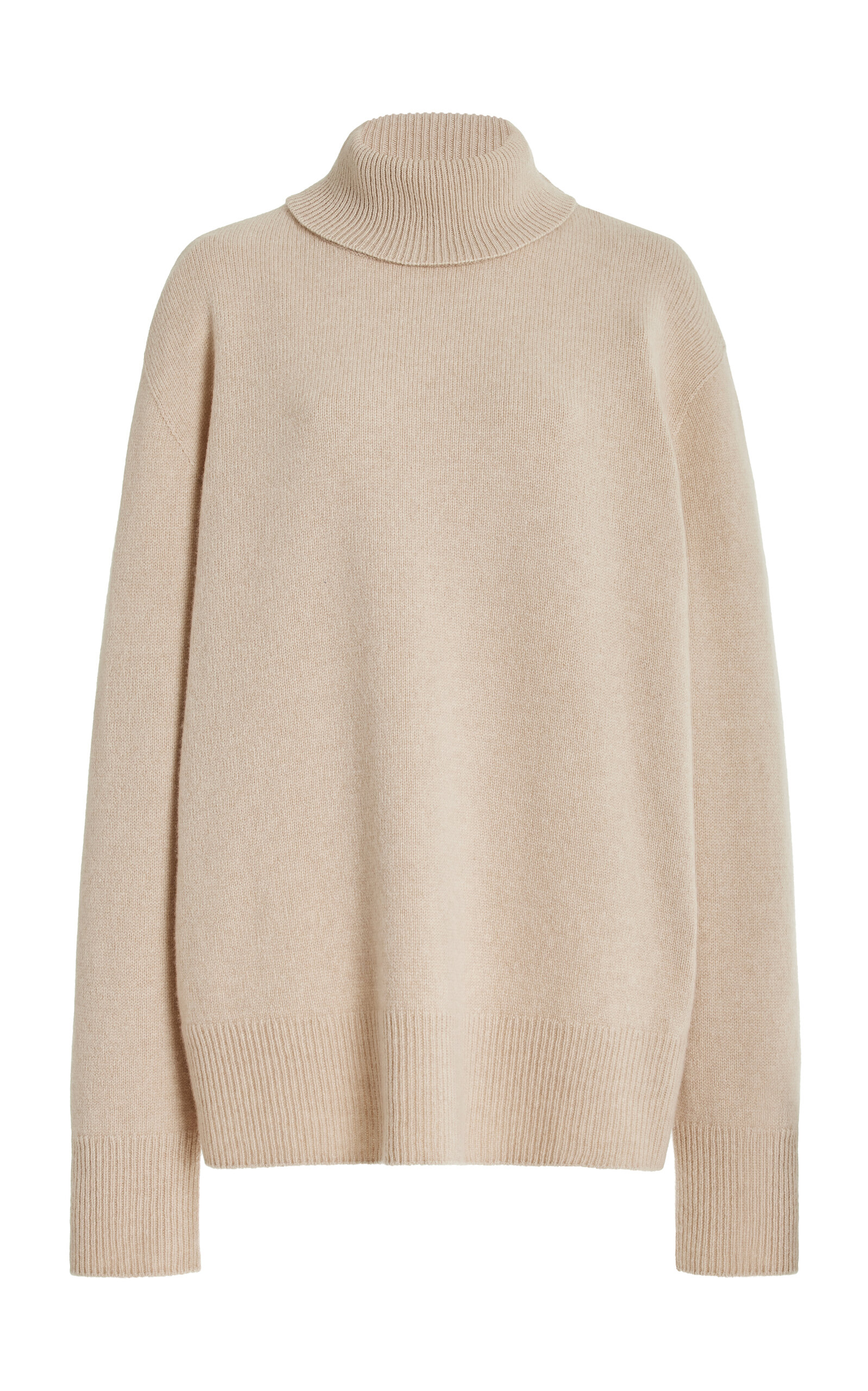 THE ROW STEPNY OVERSIZED WOOL-CASHMERE TURTLENECK SWEATER