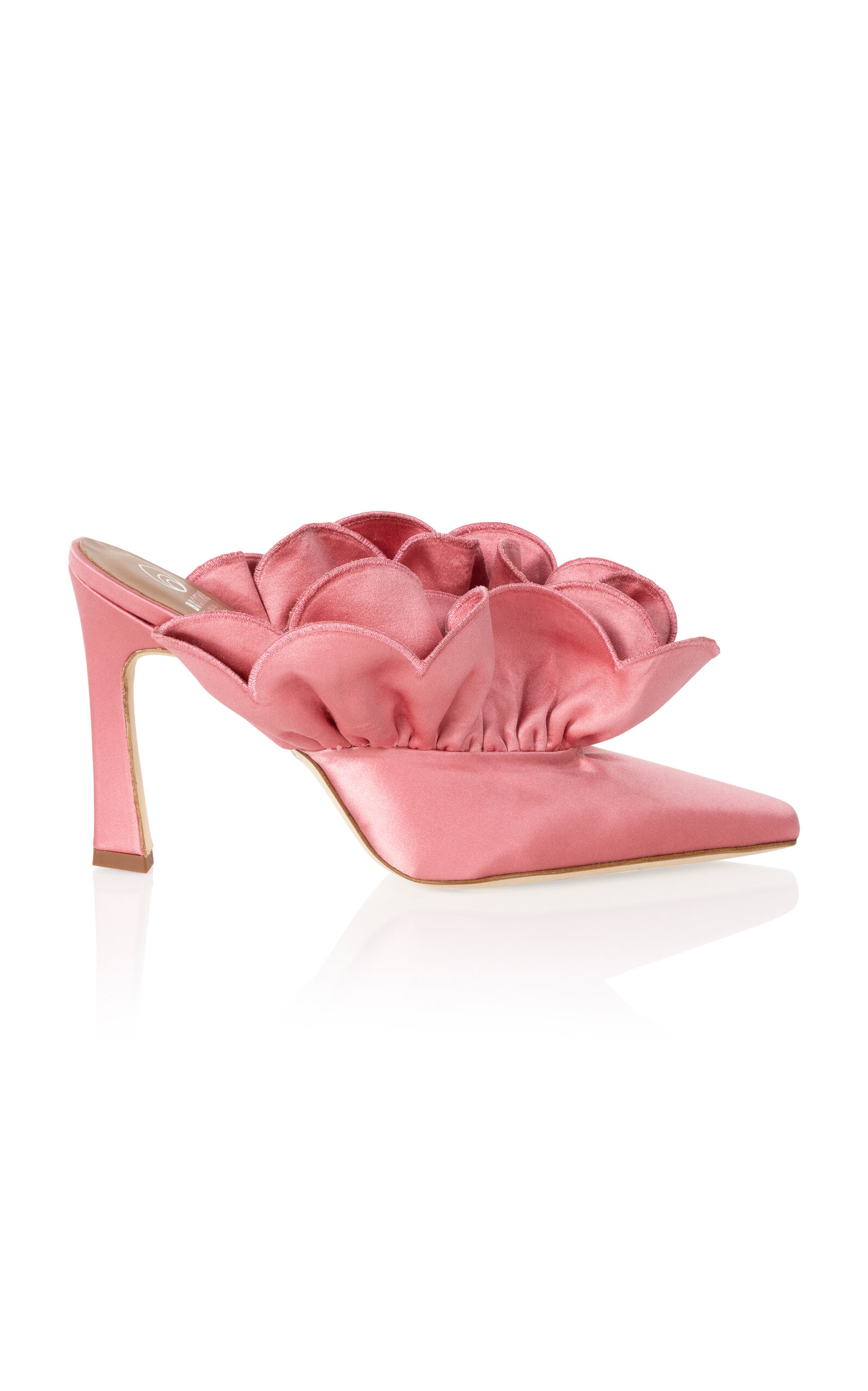 Brother Vellies Women's Stell Satin Mules In Pink
