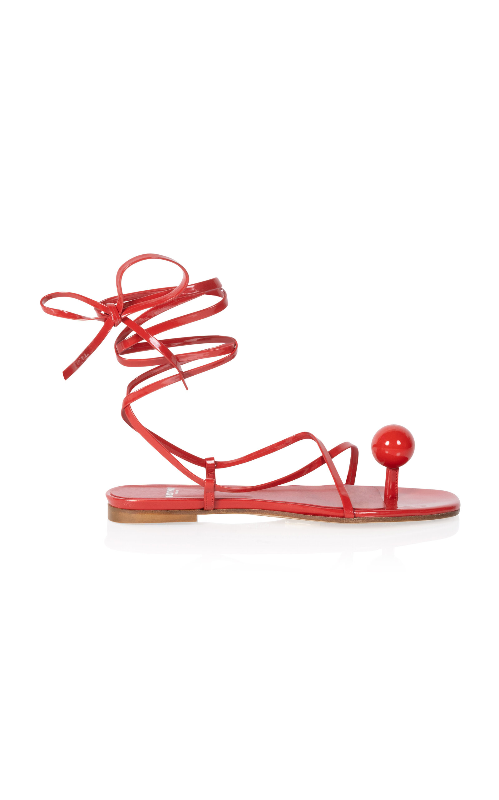 Brother Vellies Women's Globe Patent Leather Flats